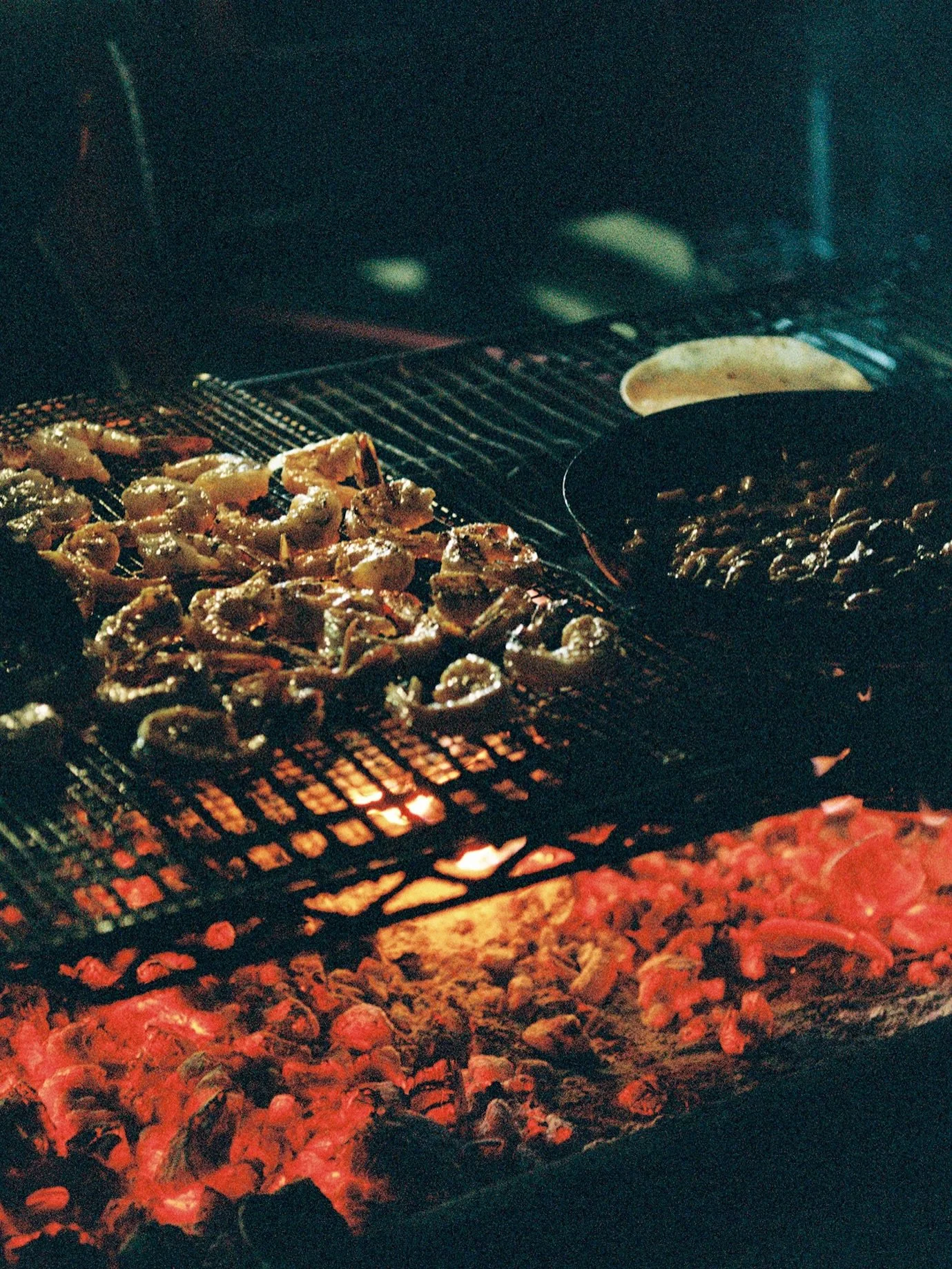 Hot Grill with Shrimp