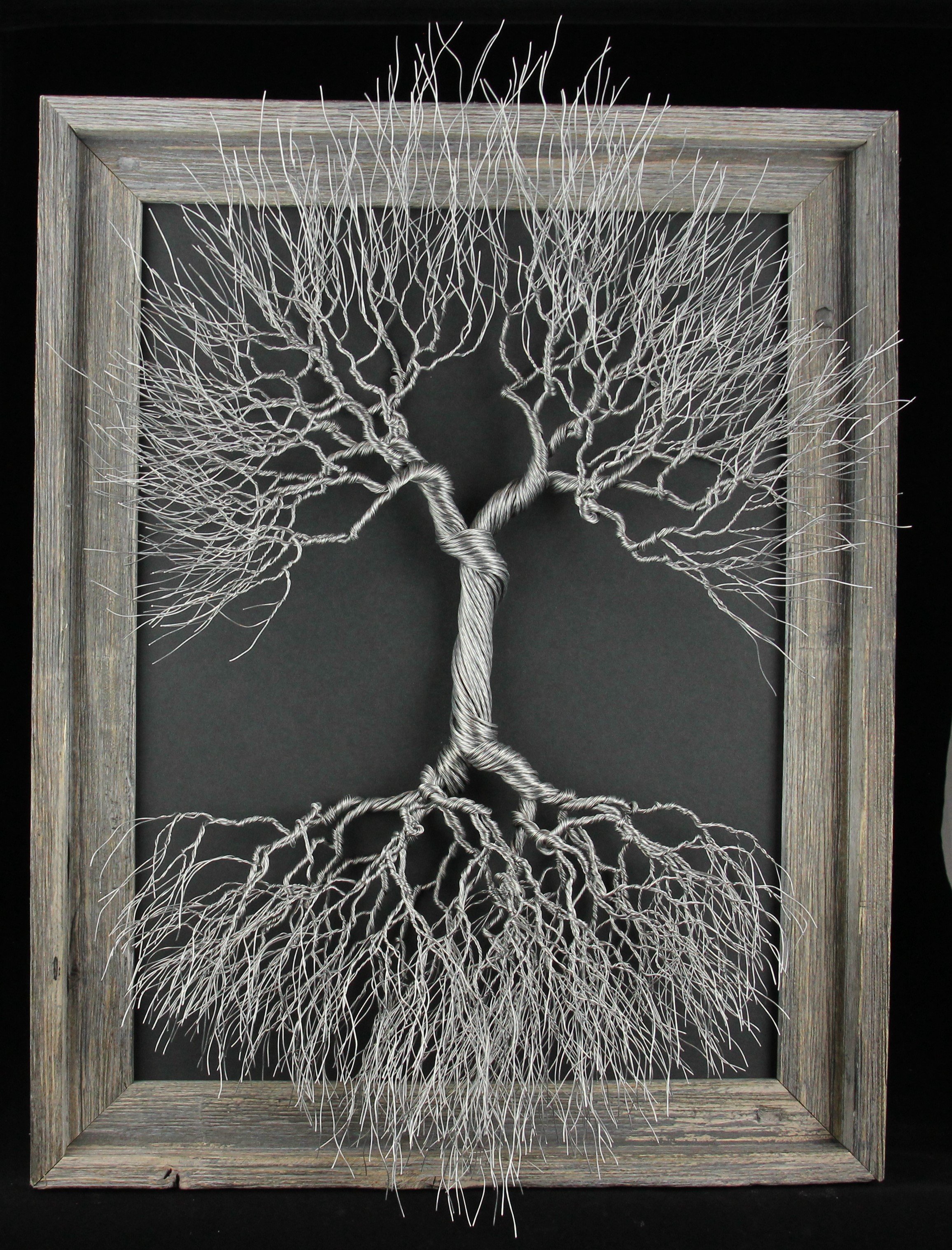 Aluminum and Recycled Wood - SOLD