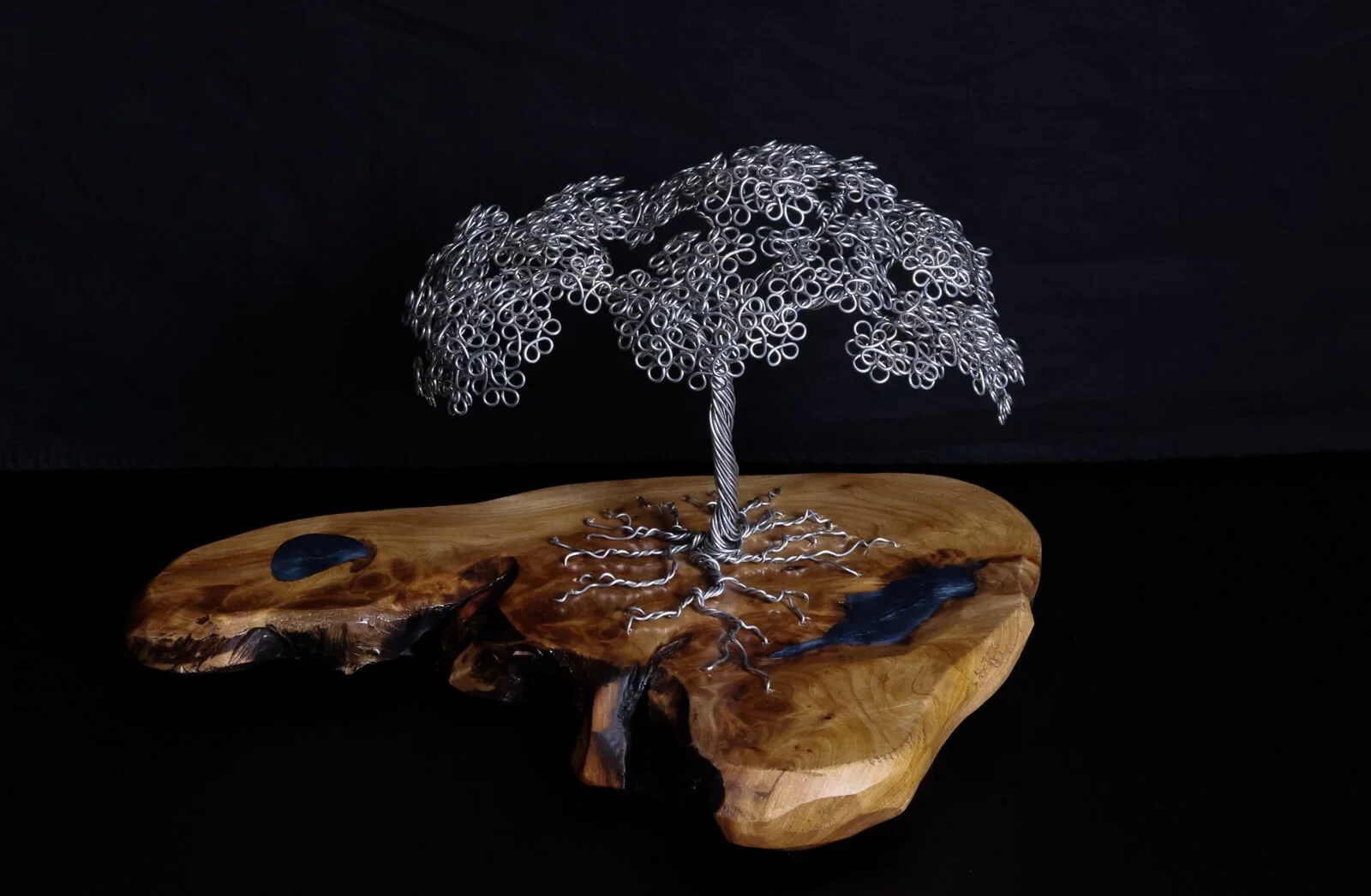 Aluminum on Cedar and Epoxy