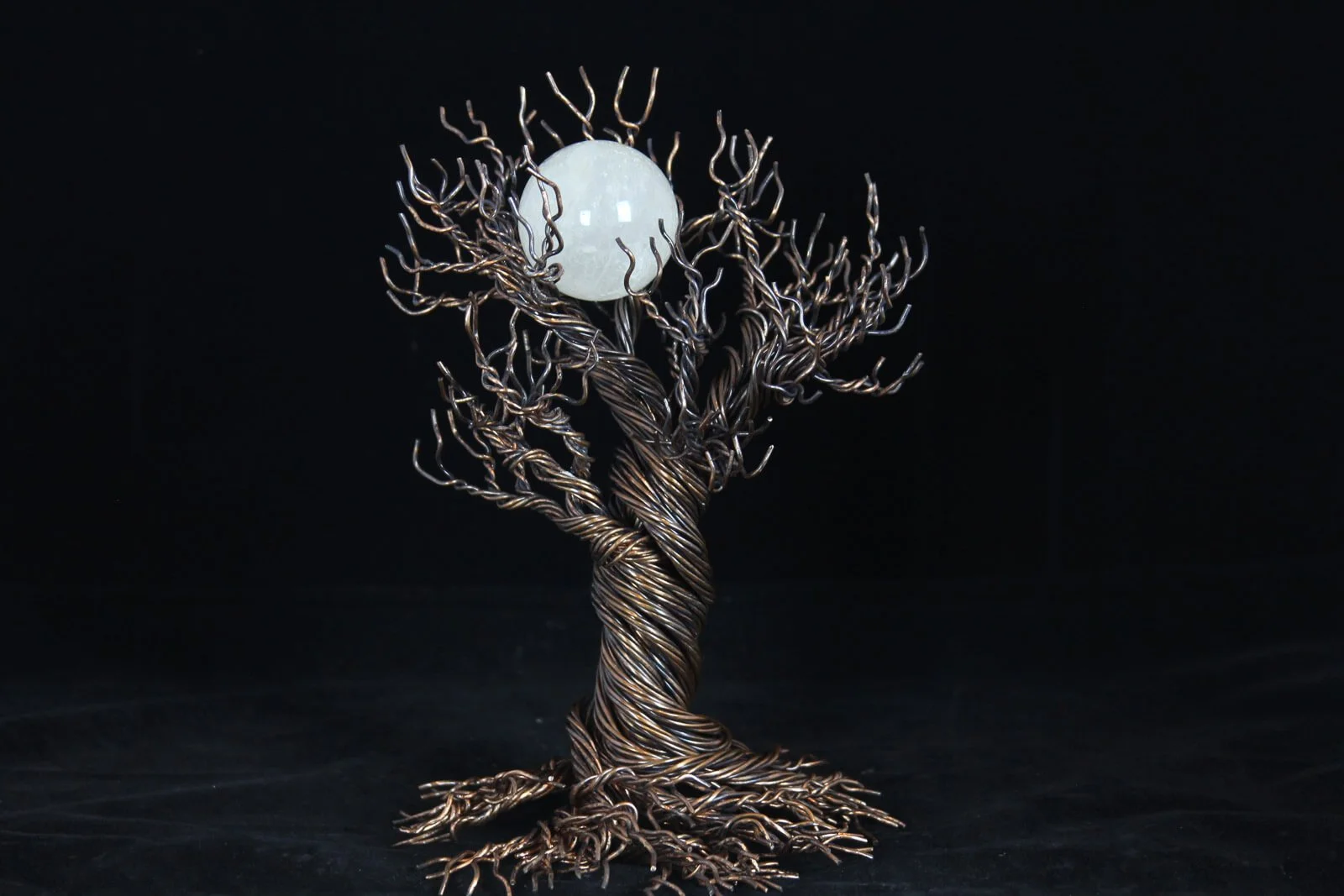 Quartz and Copper Tree of Life