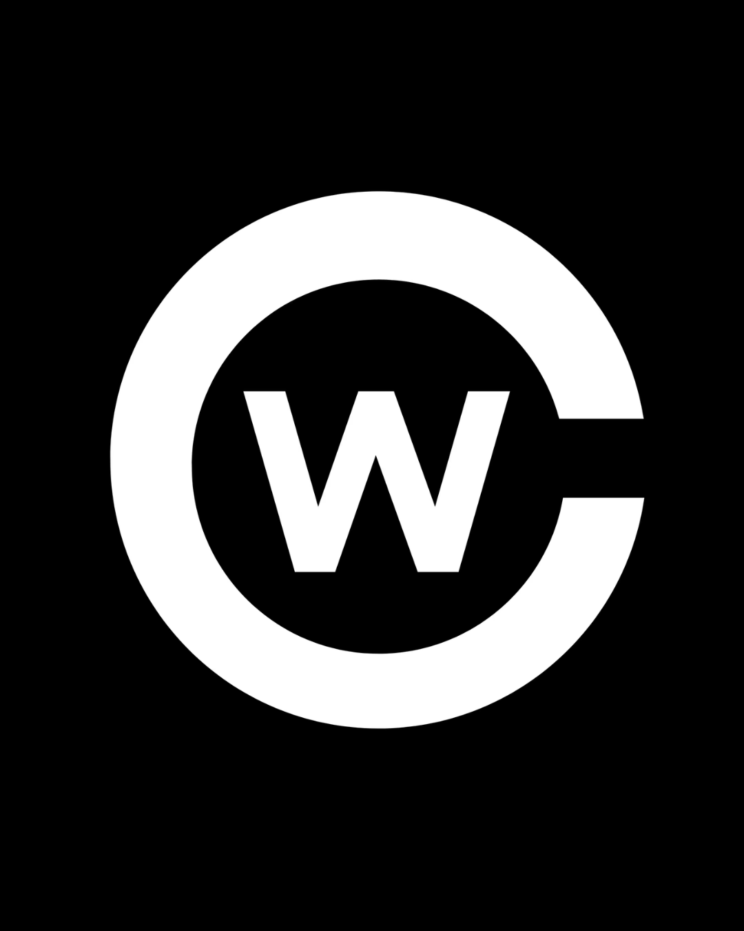 Wireless logo in black and white with a circular design and a 'W' in the center.
