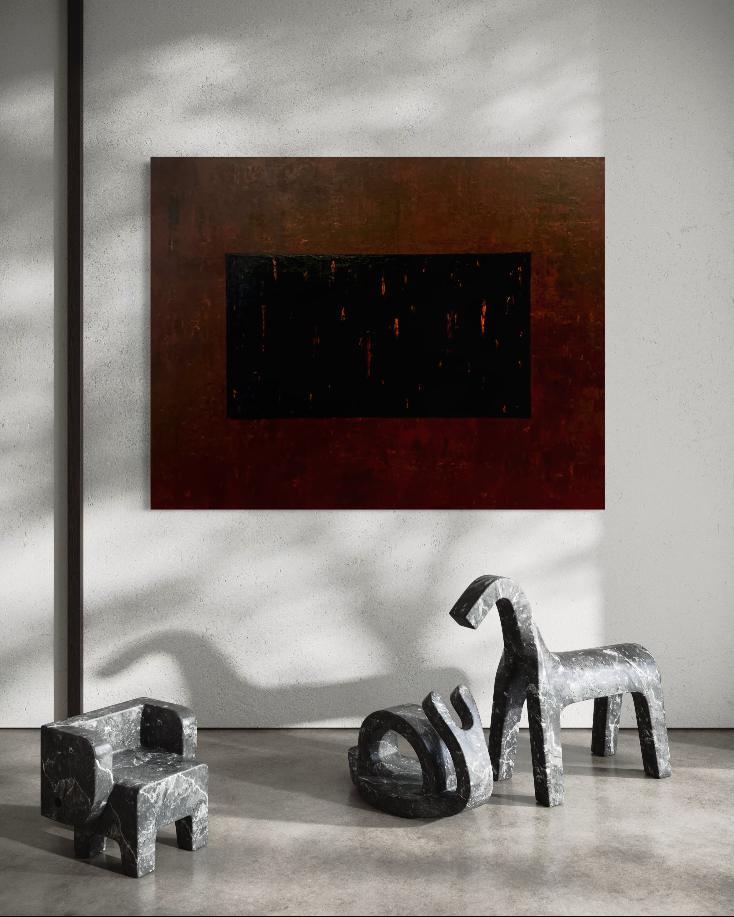 Brown Bailey 54" x 42"