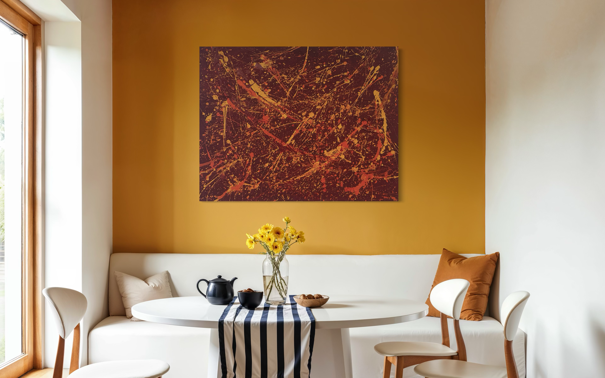 Red Chaos 54" x 42"