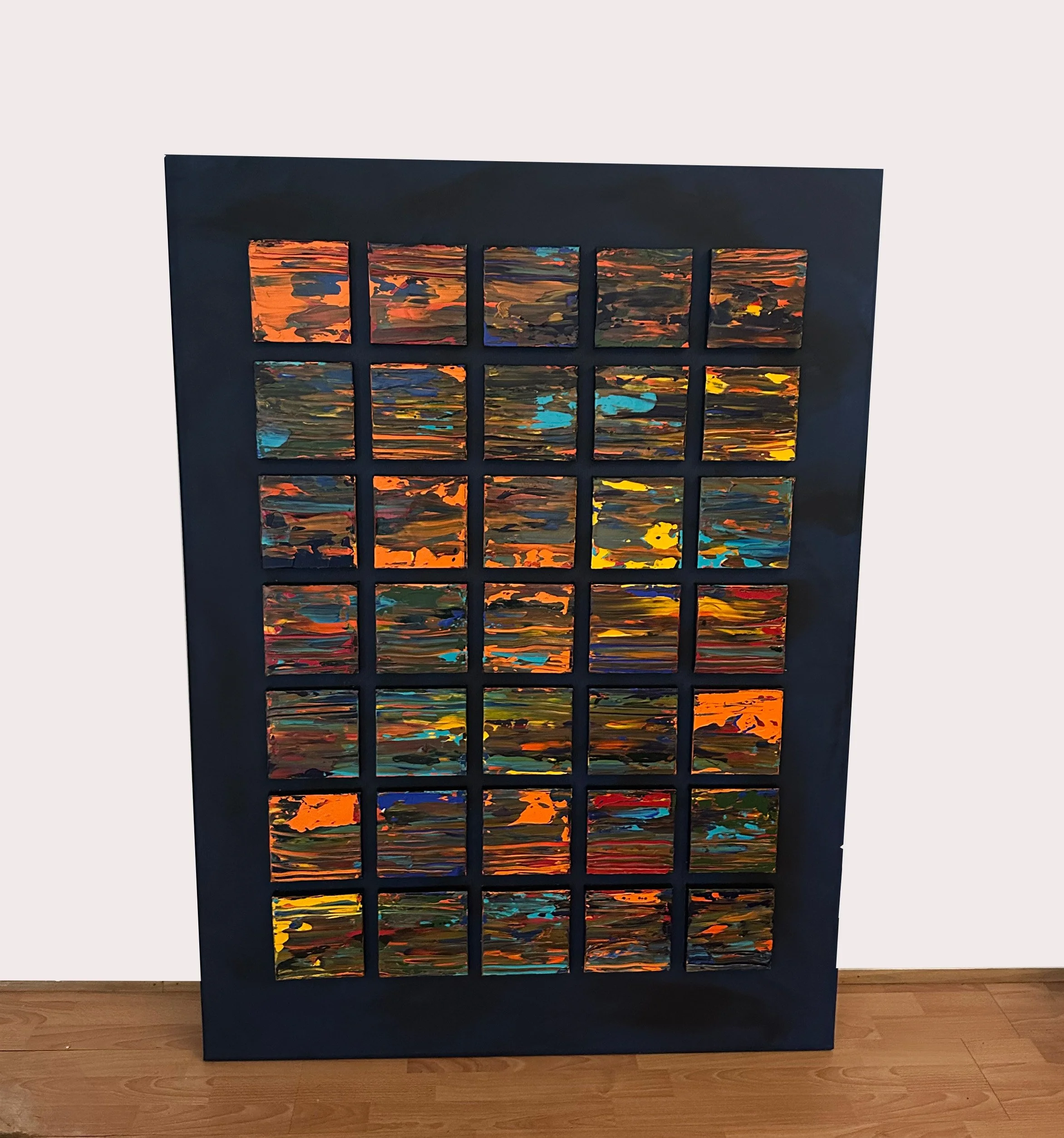 Multi 35 - 44" x 60" - Acrylic on Canvas