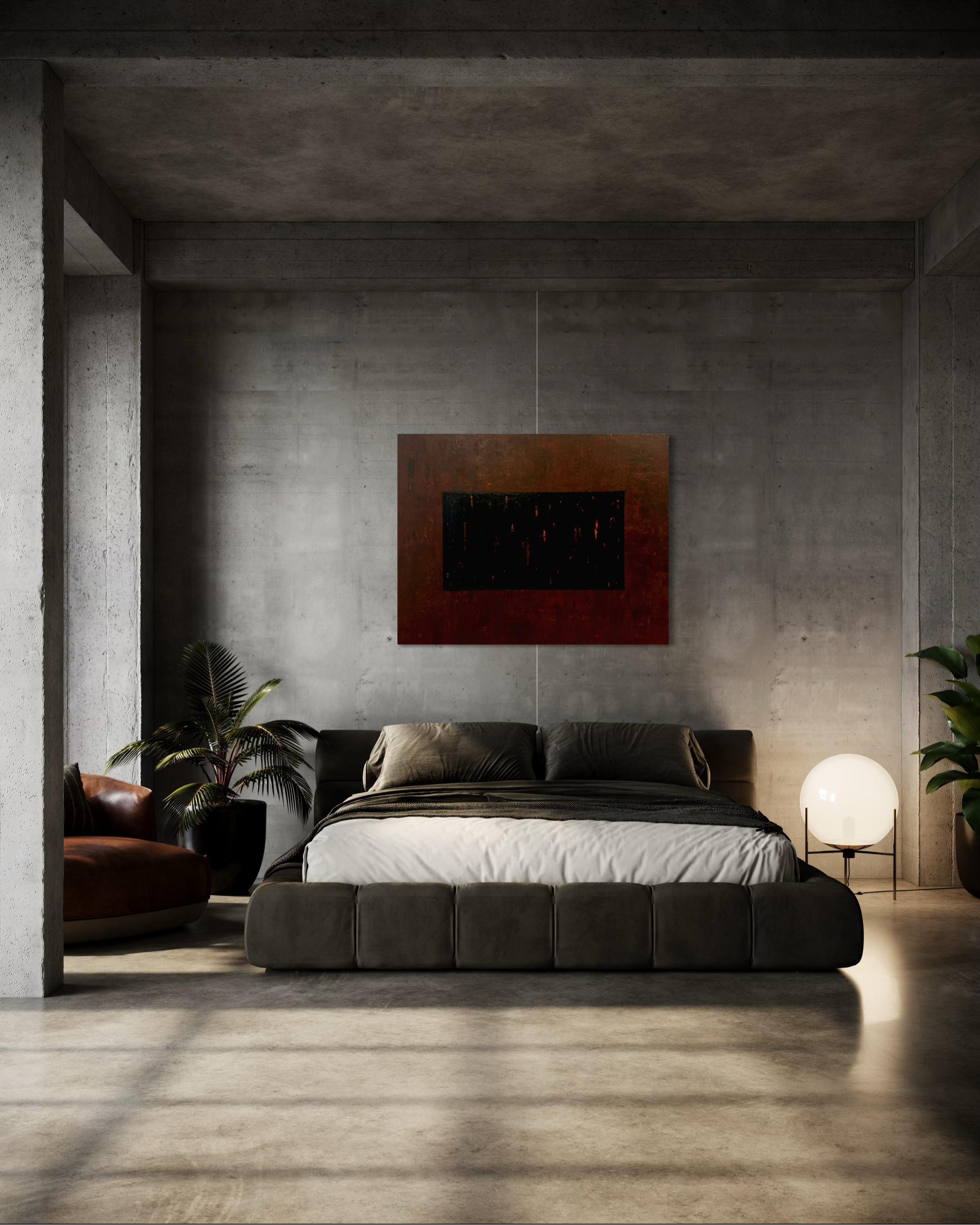 Brown Bailey 54" x 42"