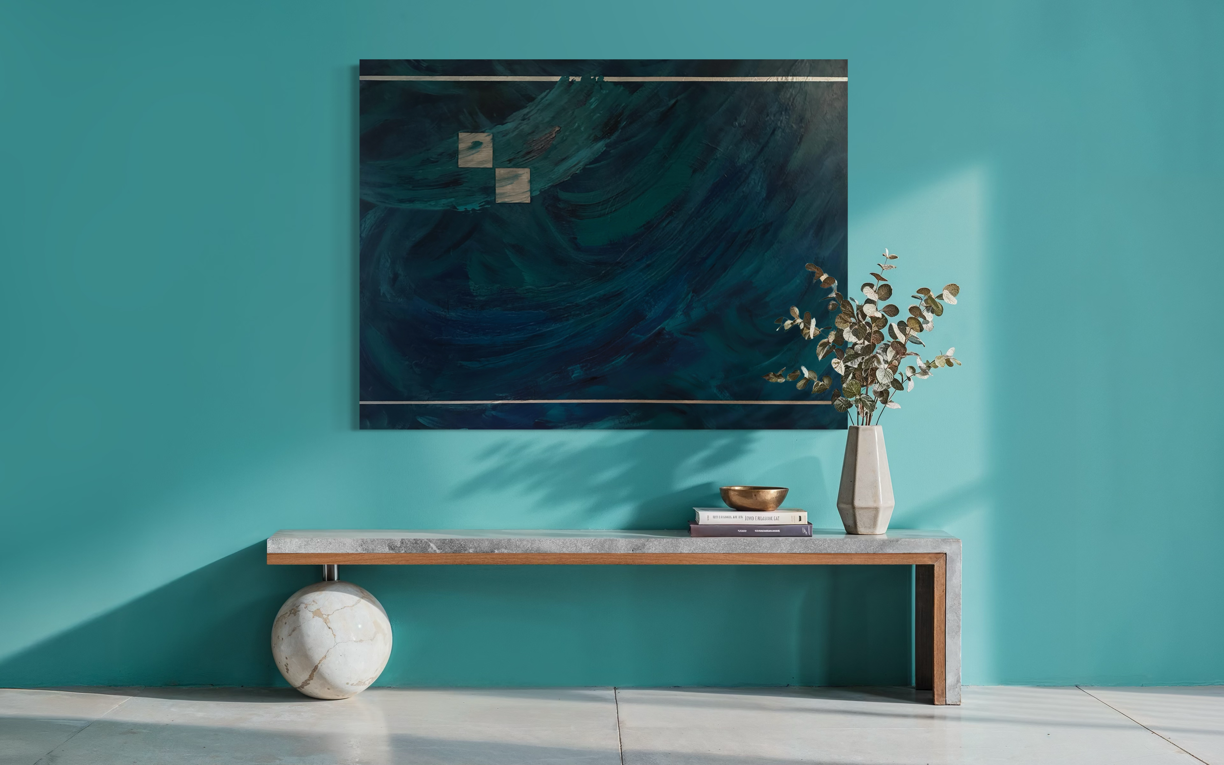 Aqua Nation 58" x 44"
