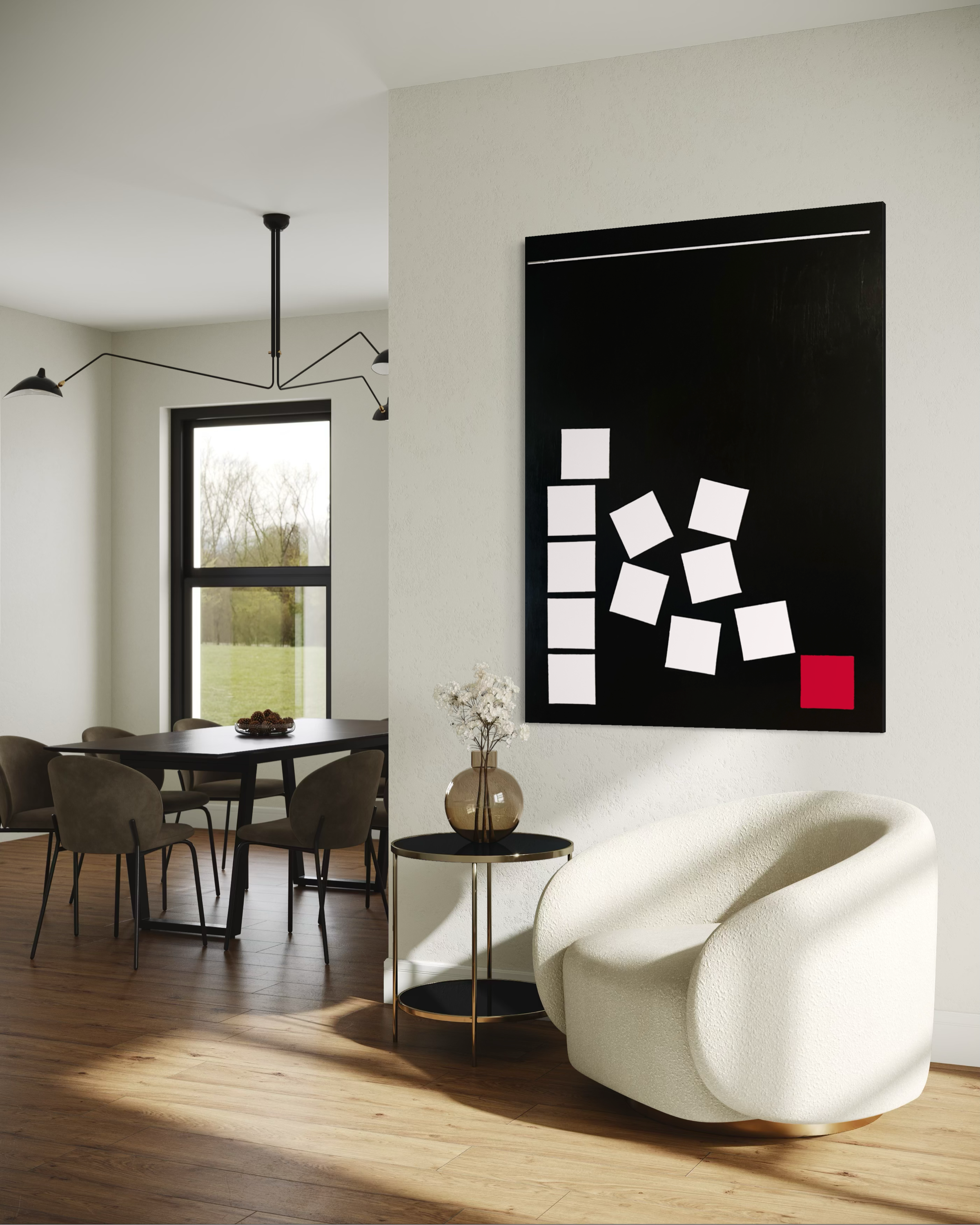 Tumbling Cubes 44" x 60"