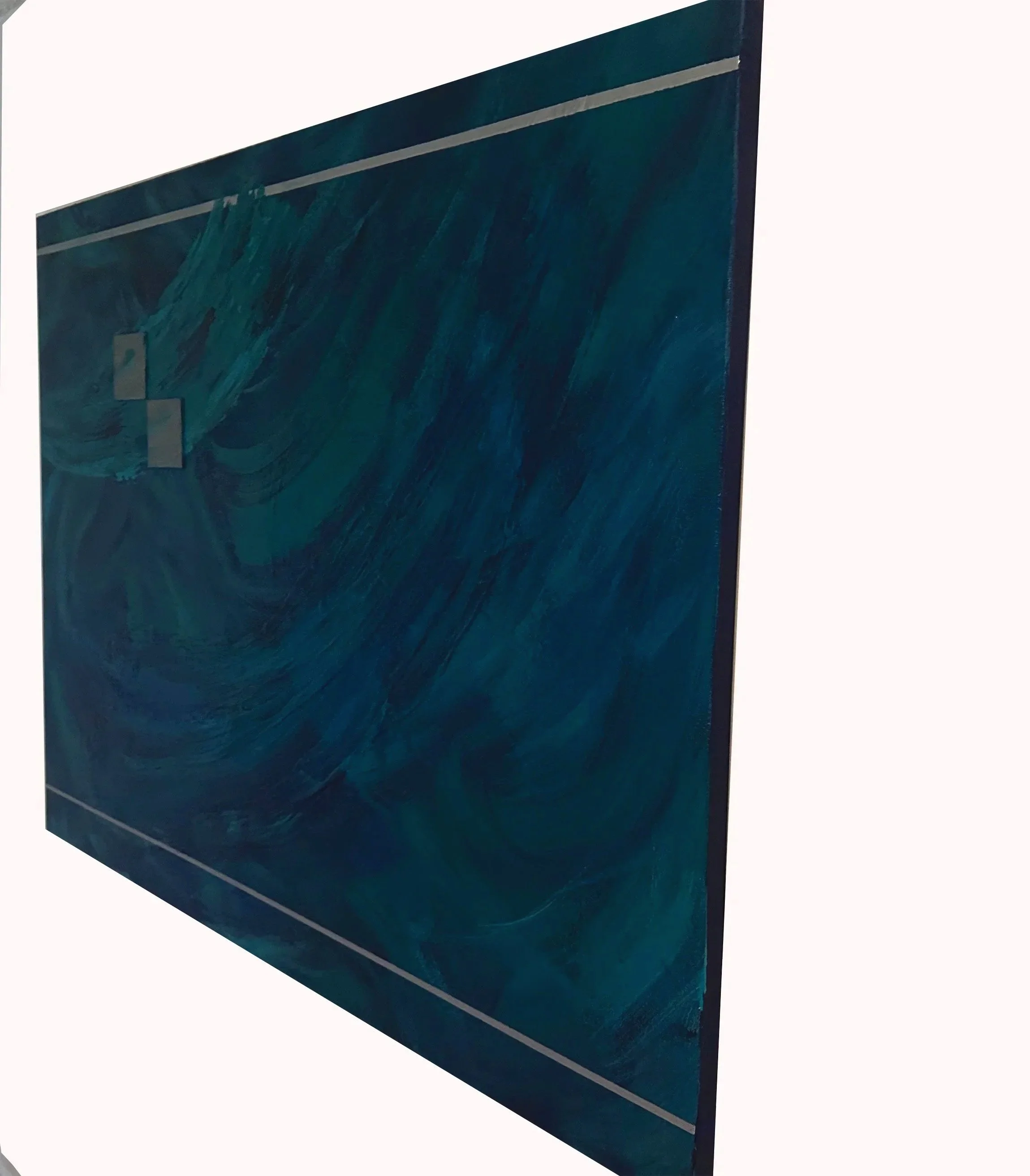 Aqua Nation - 58" x 44" - Acrylic on Canvas