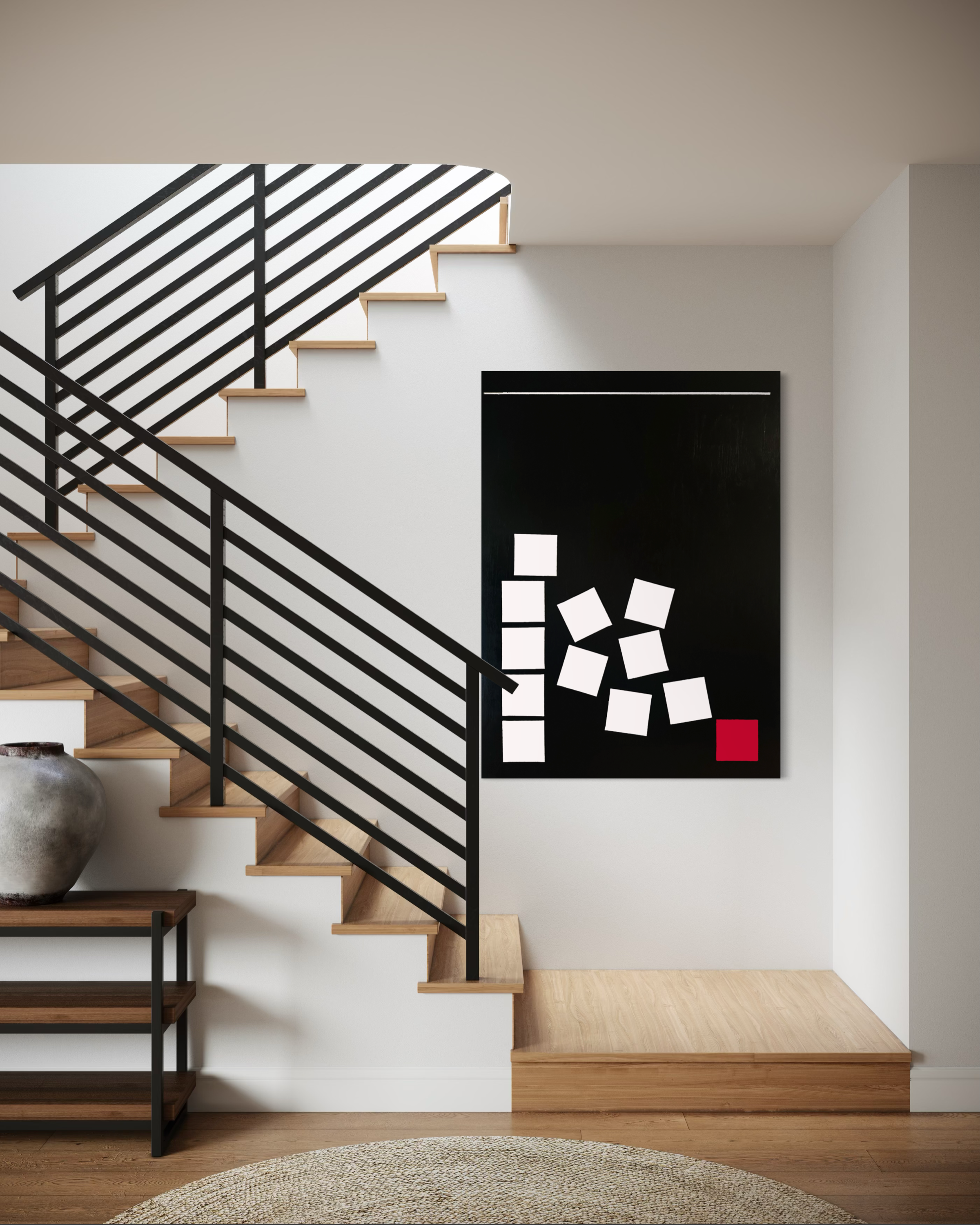 Tumbling Cubes 44" x 60"