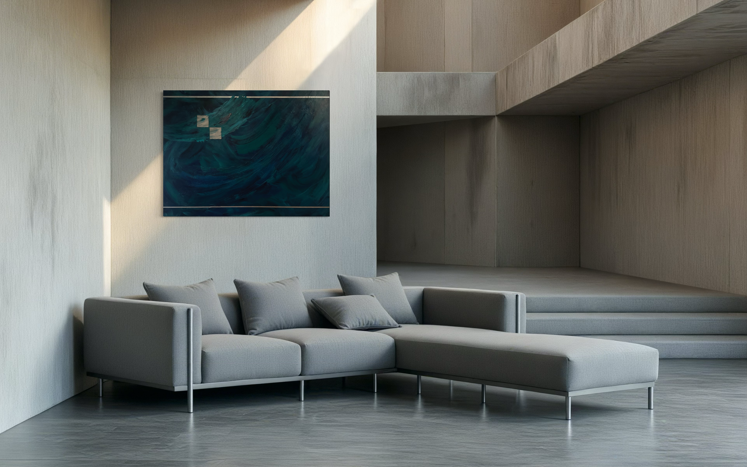 Aqua Nation 58" x 44"