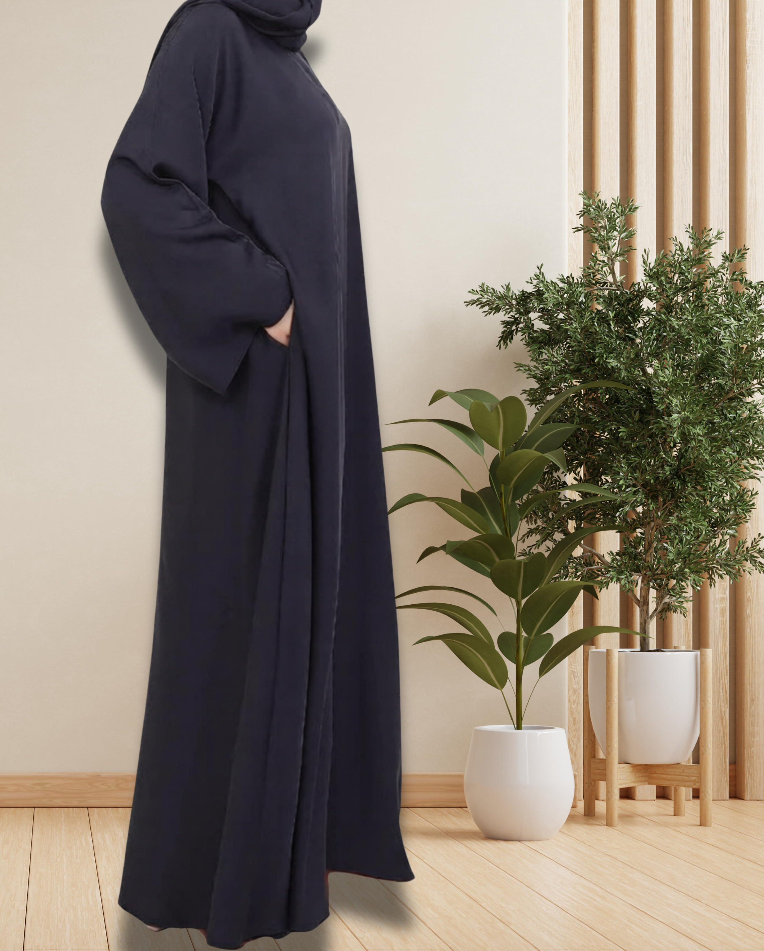 Umbrella Abaya with Wide Sleeves