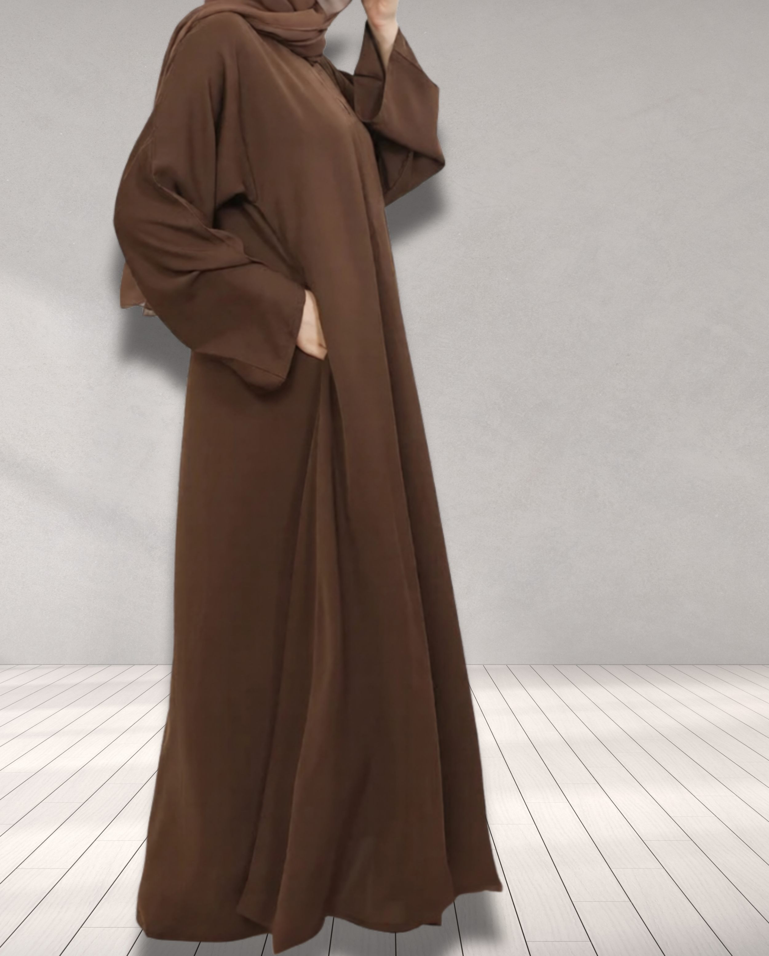 Umbrella Abaya with Wide Sleeves