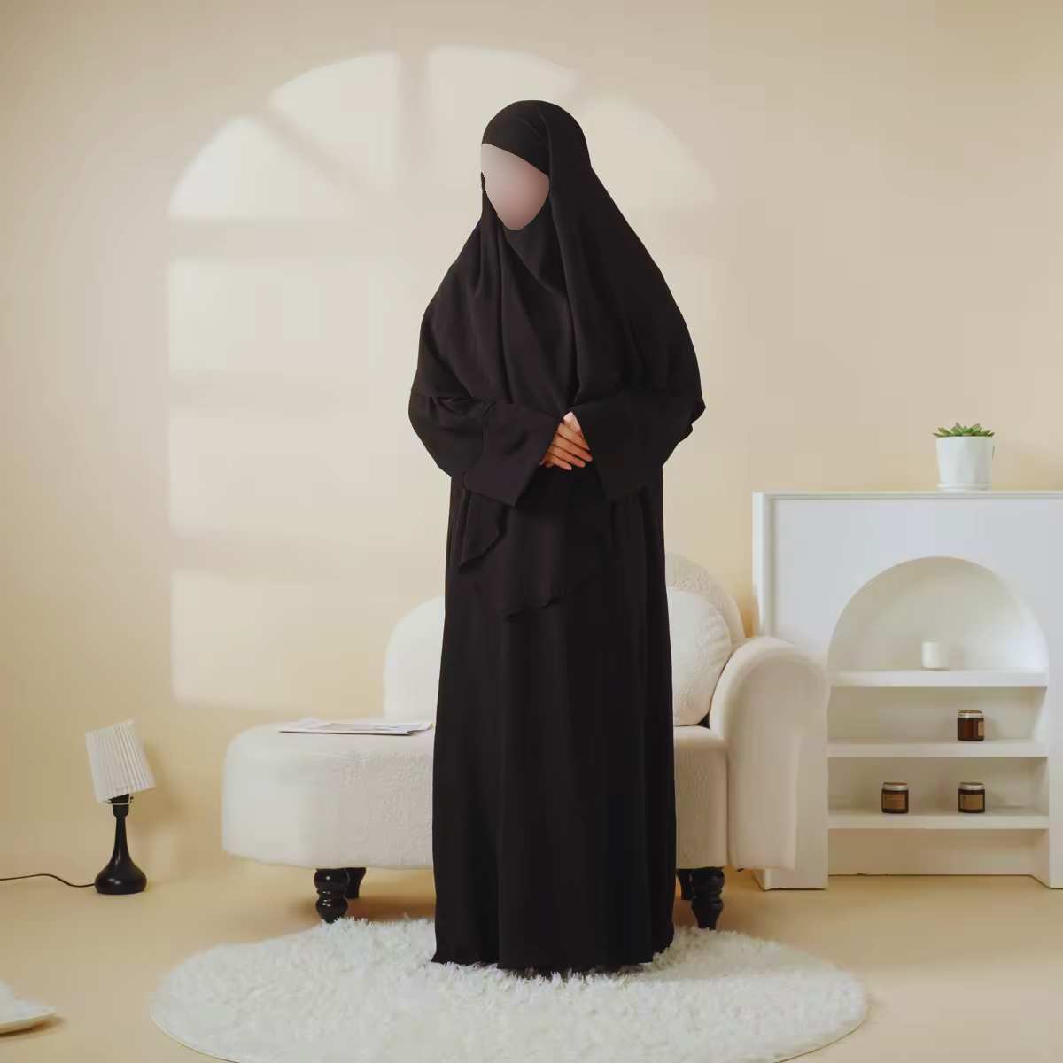 2 Piece Abaya Set