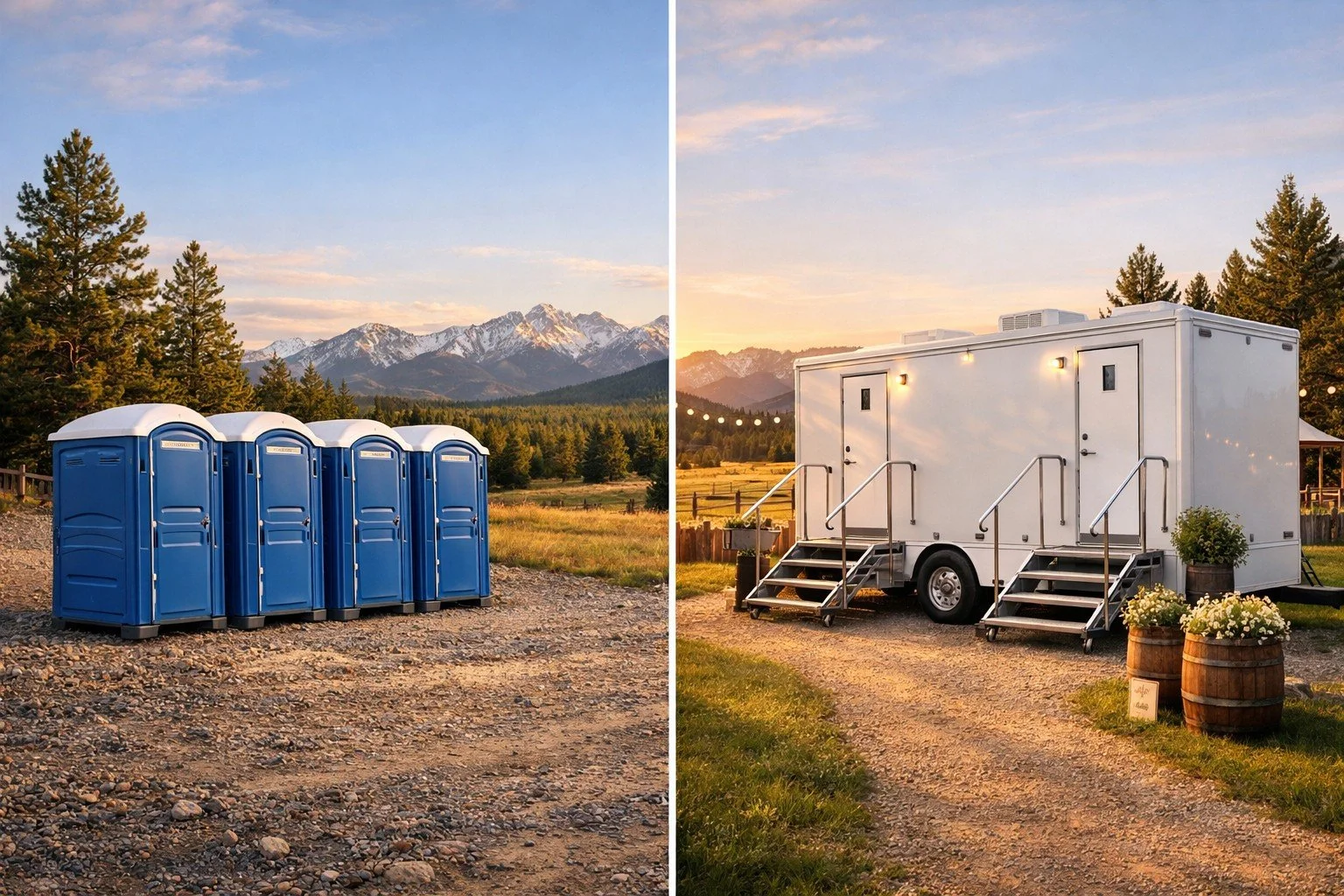 Restroom Trailer vs Porta Potty: What Event Hosts Should Choose