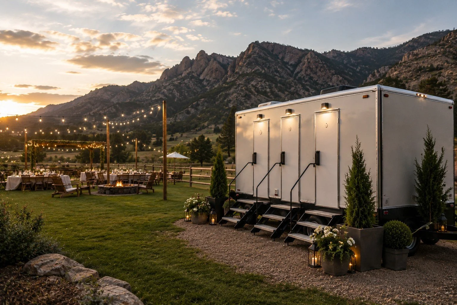 WHAT TO DO IF YOUR VENUE HAS NO PLUMBING (YES, YOU STILL HAVE GREAT OPTIONS)