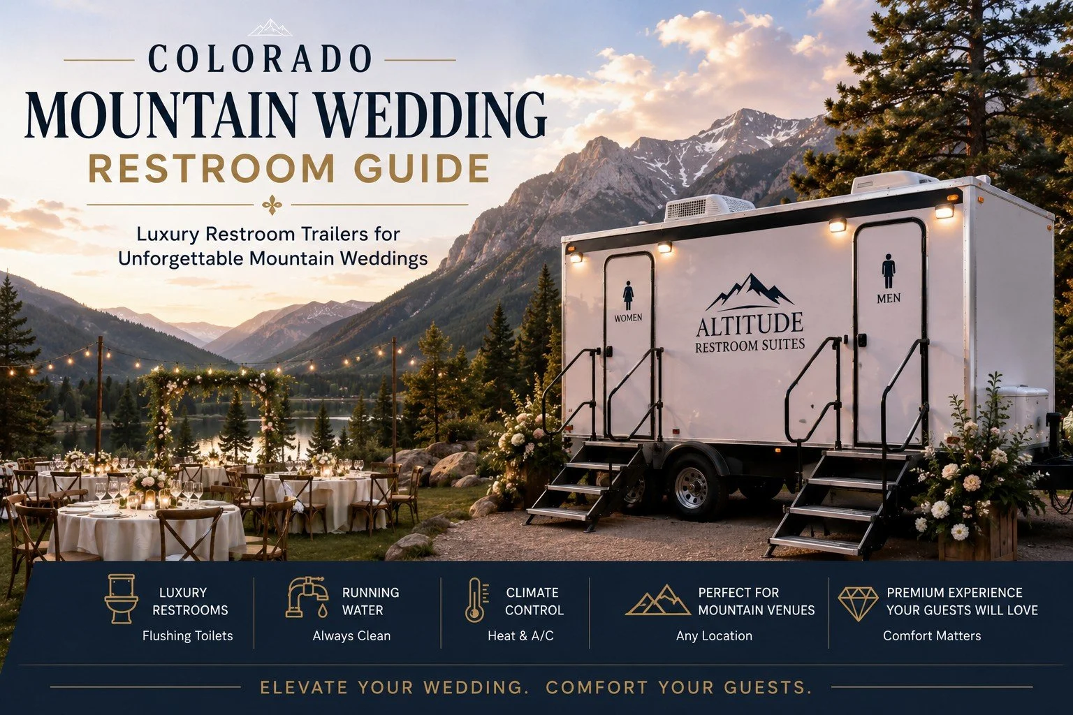 Colorado Mountain Wedding Restroom Guide