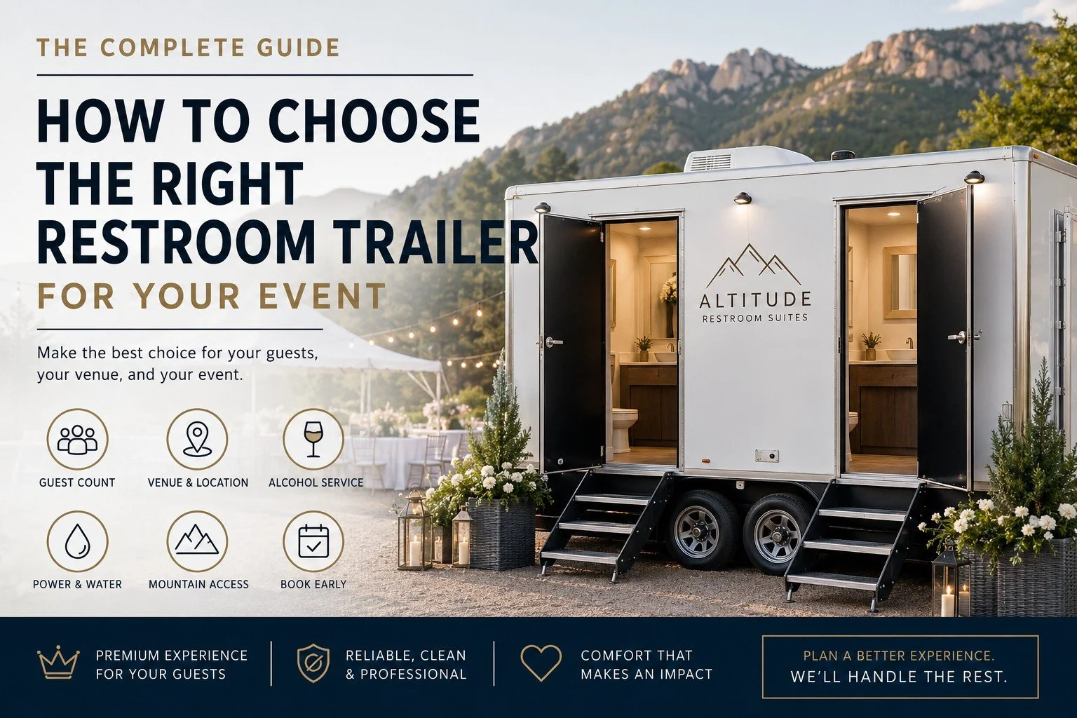 How to Choose the Right Restroom Trailer for Your Event