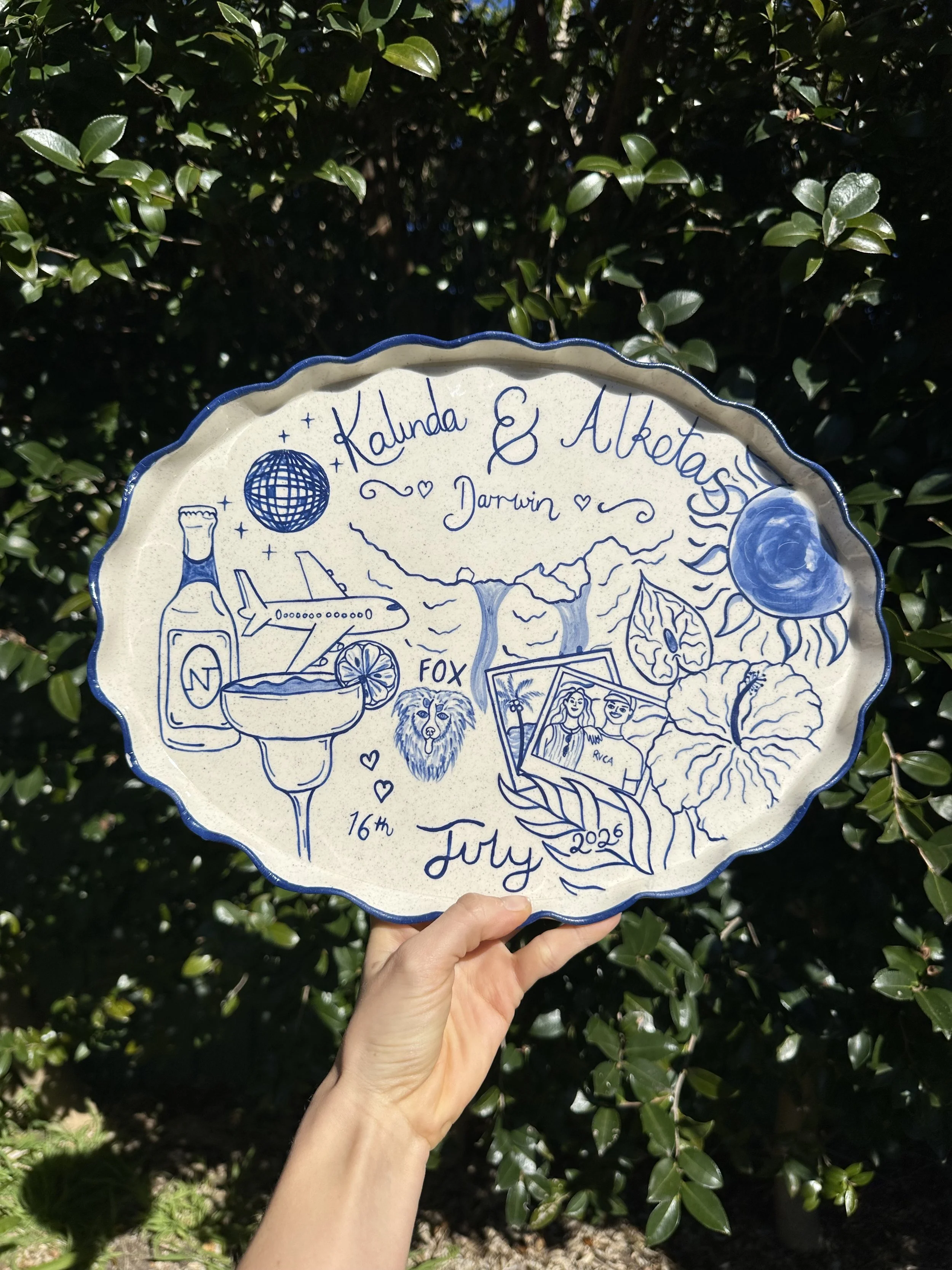 In Holy Matrimony Platter