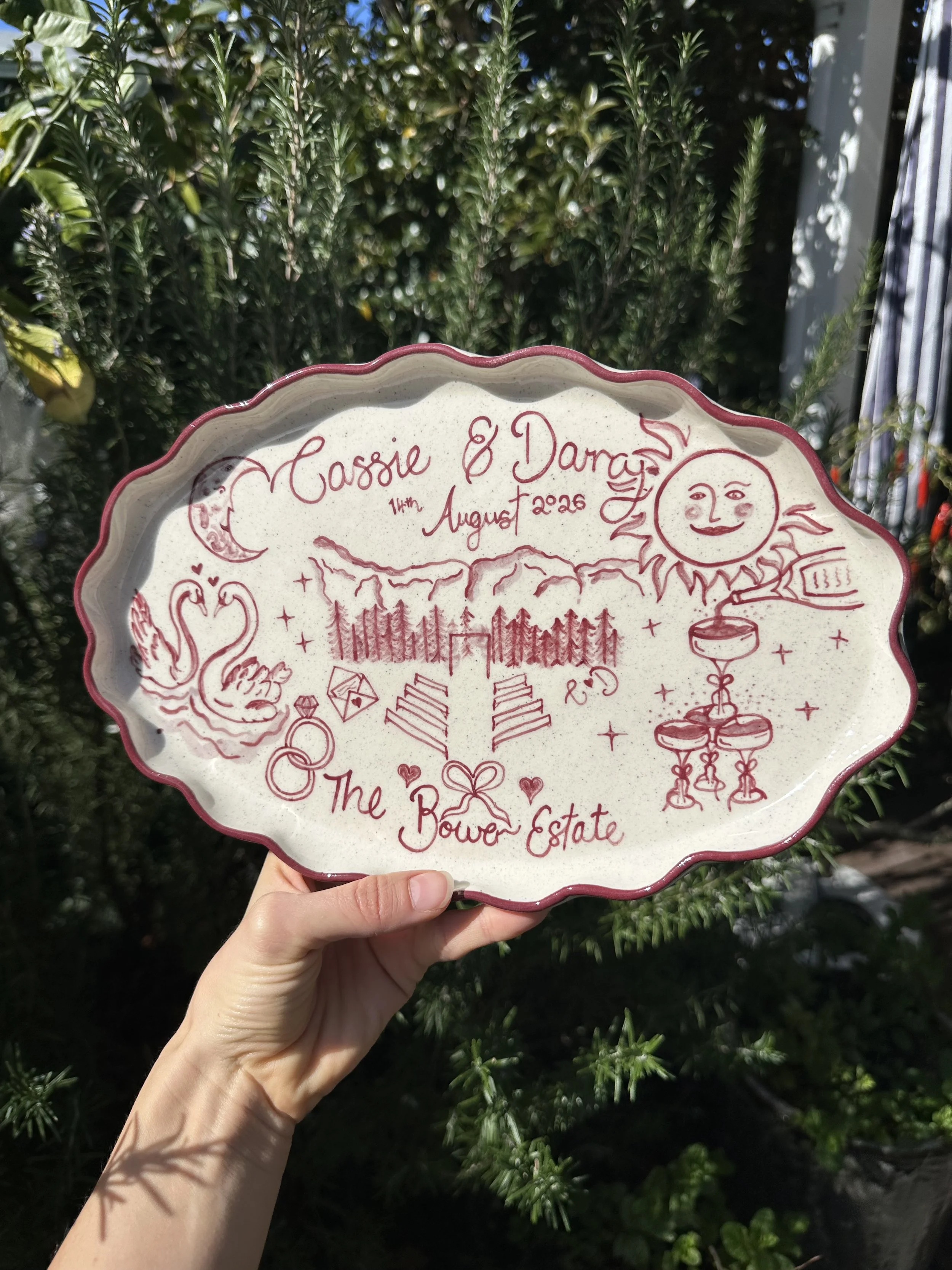 In Holy Matrimony Platter