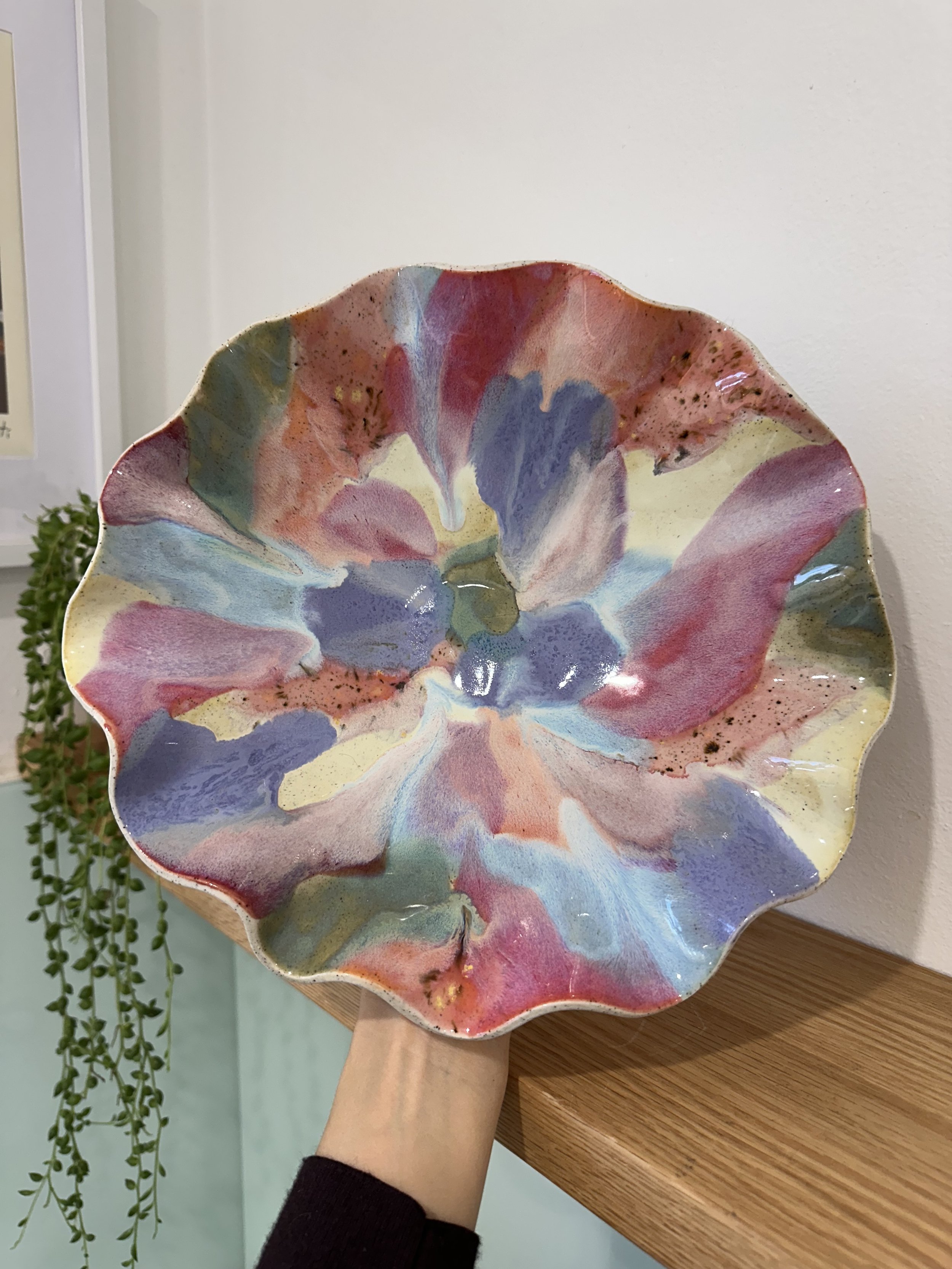 Hand Made Ceramic Serving Bowl