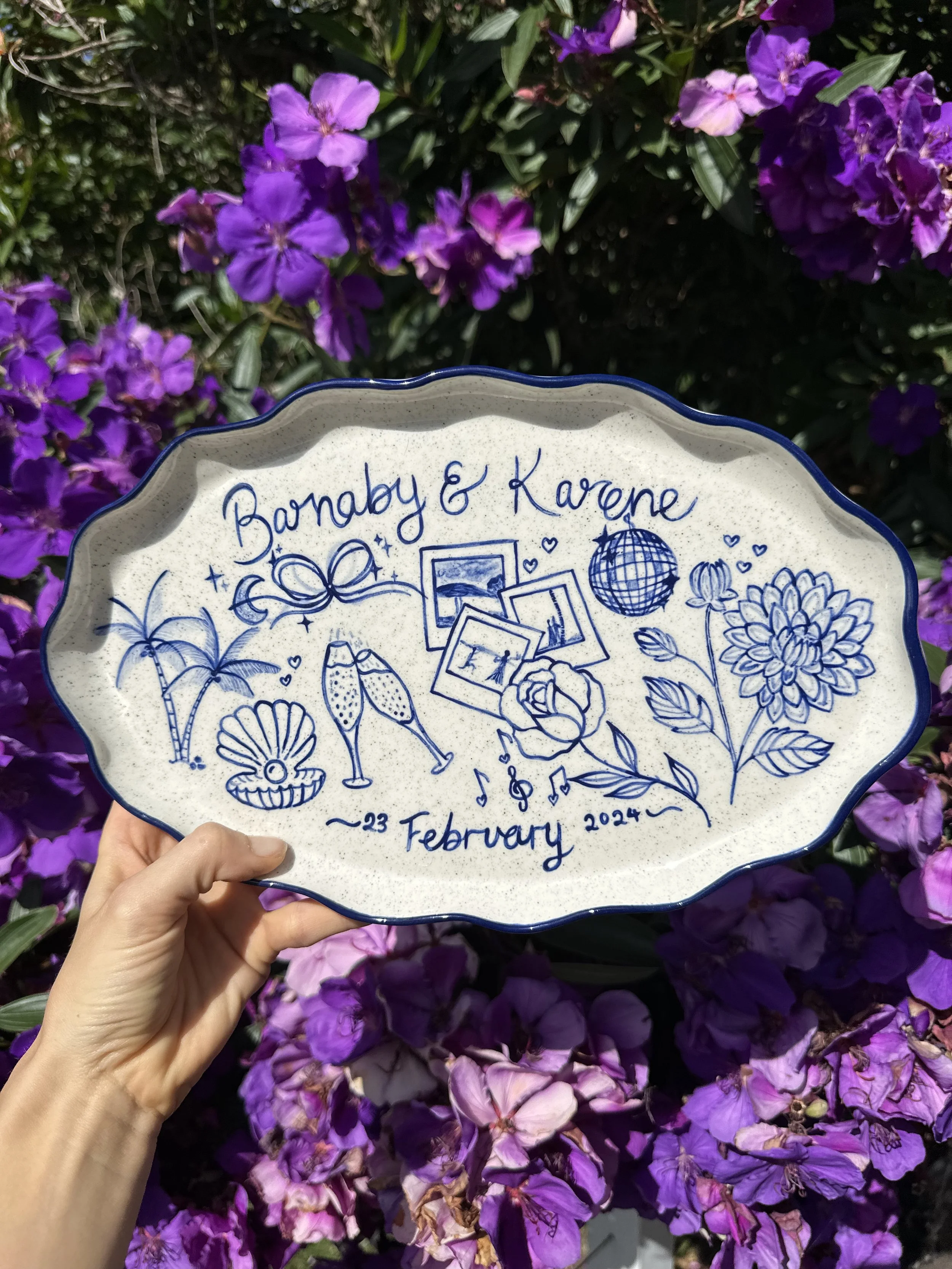 In Holy Matrimony Platter