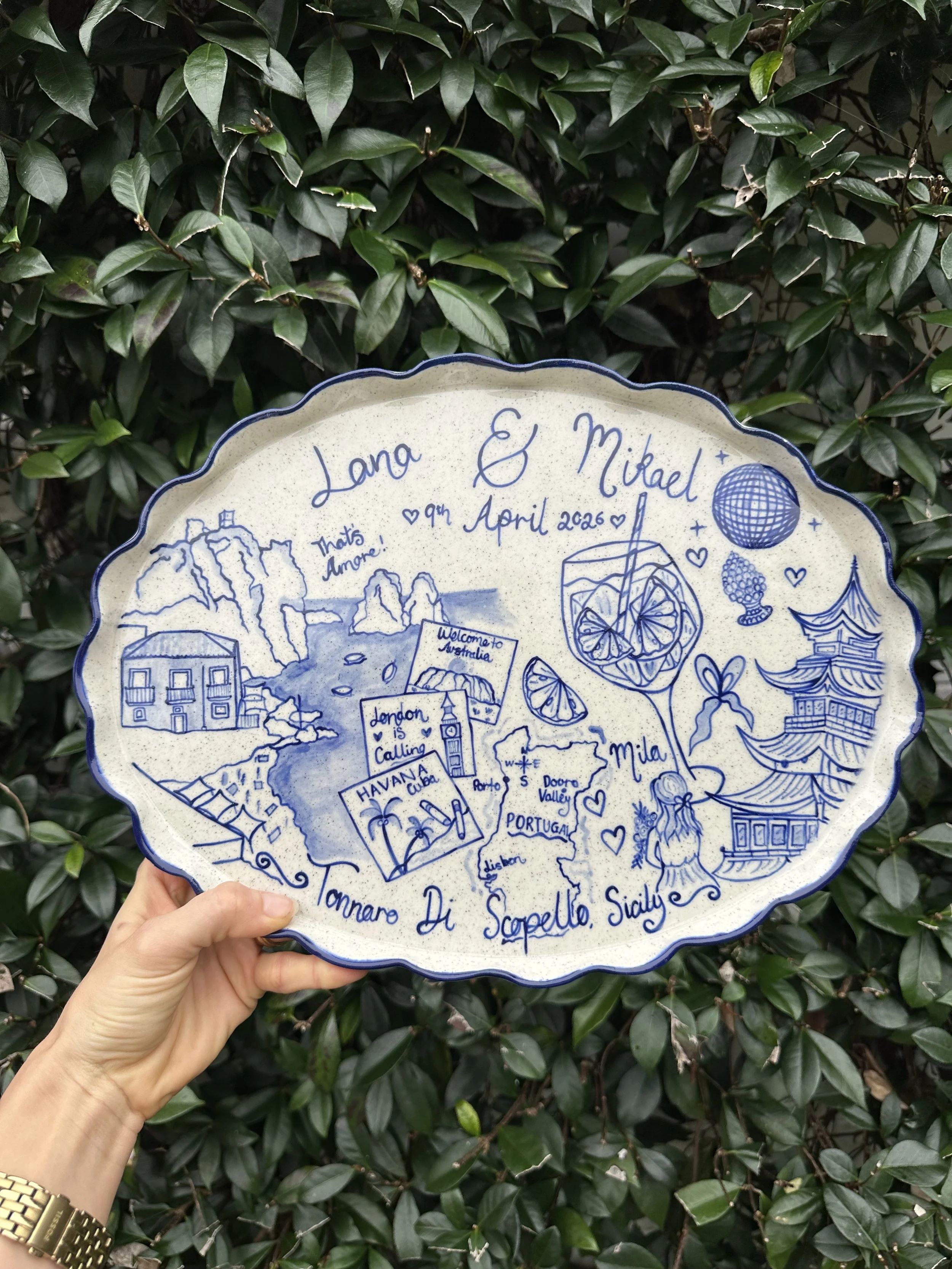 In Holy Matrimony Platter