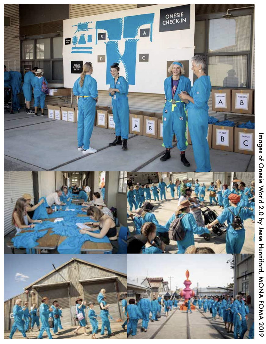 Onesie World, 2019 onesie in collaboration with Self-Assembly