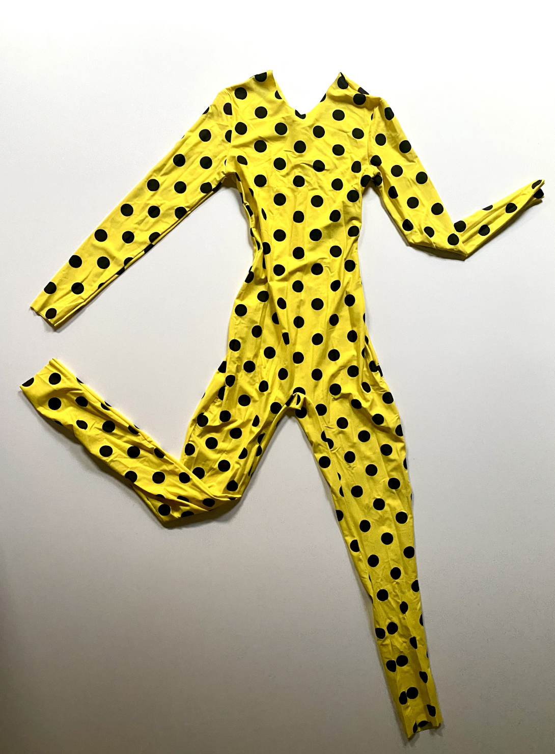 YELLOW POLKA DOT ONESIE