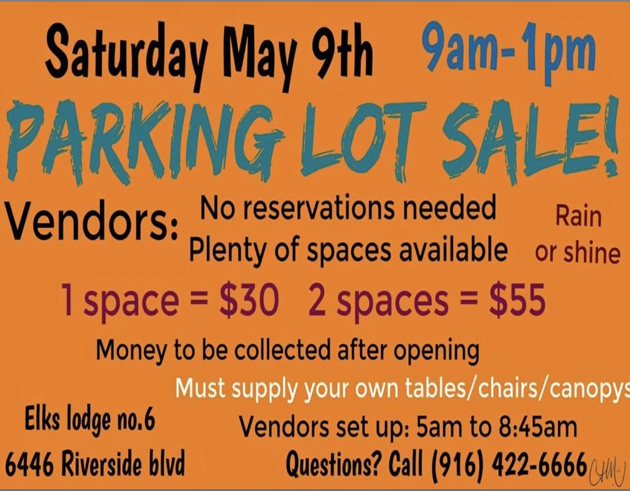 Elks Lodge Spring Lot Sale