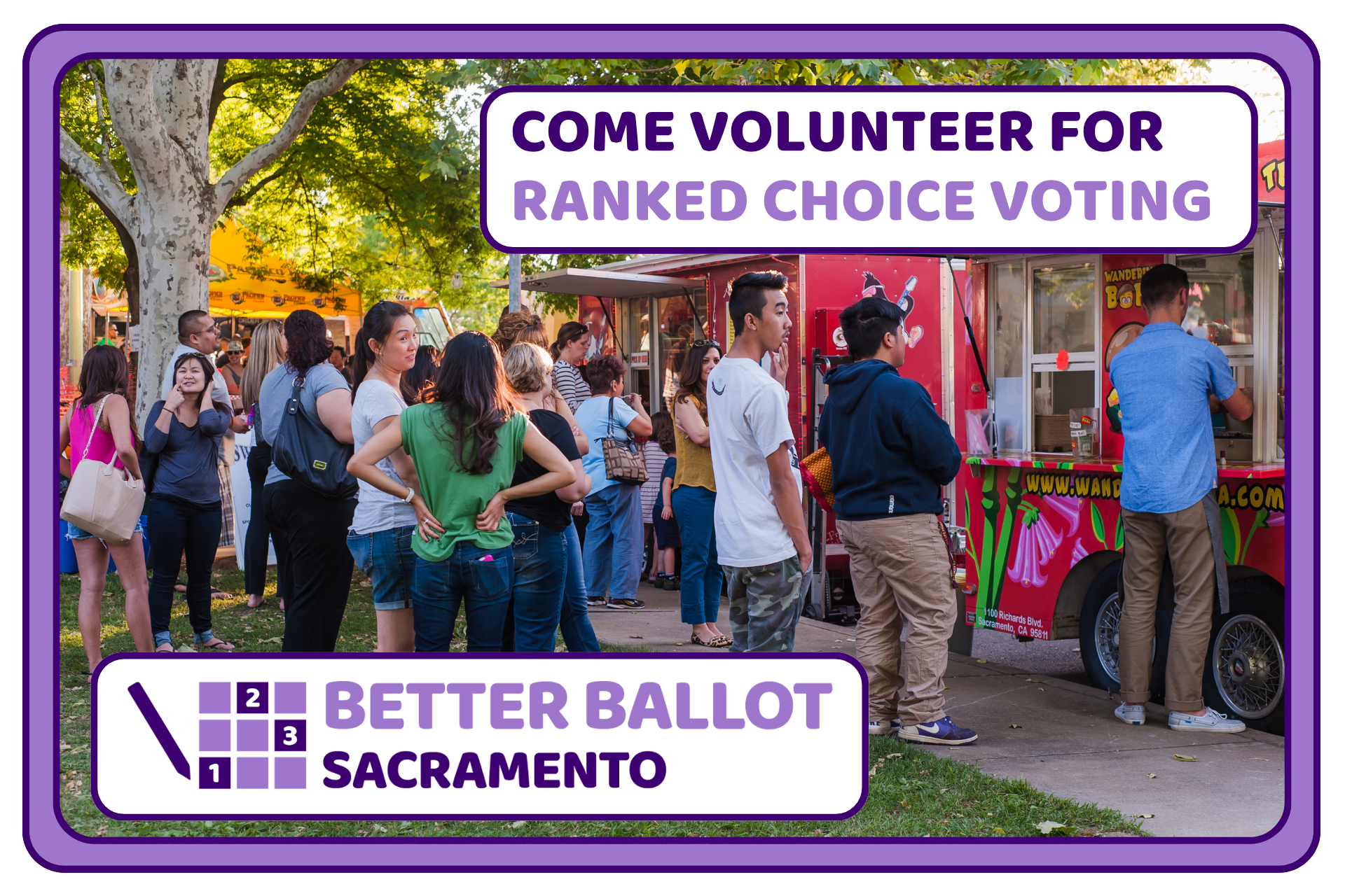 Event Canvassing - Tahoe Park Food Truck Mania