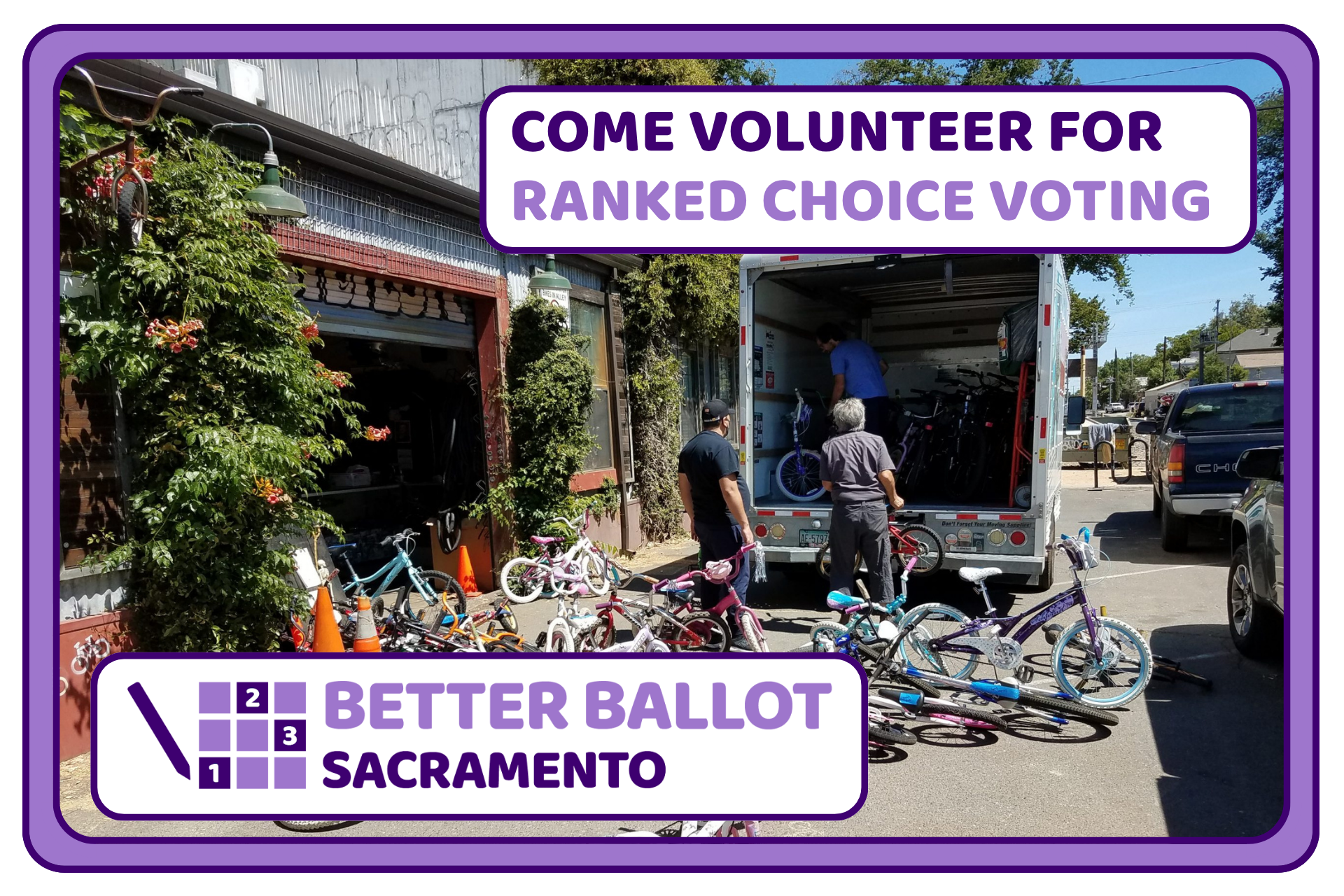 Event Canvassing - Sacramento Bike Kitchen Concert Series