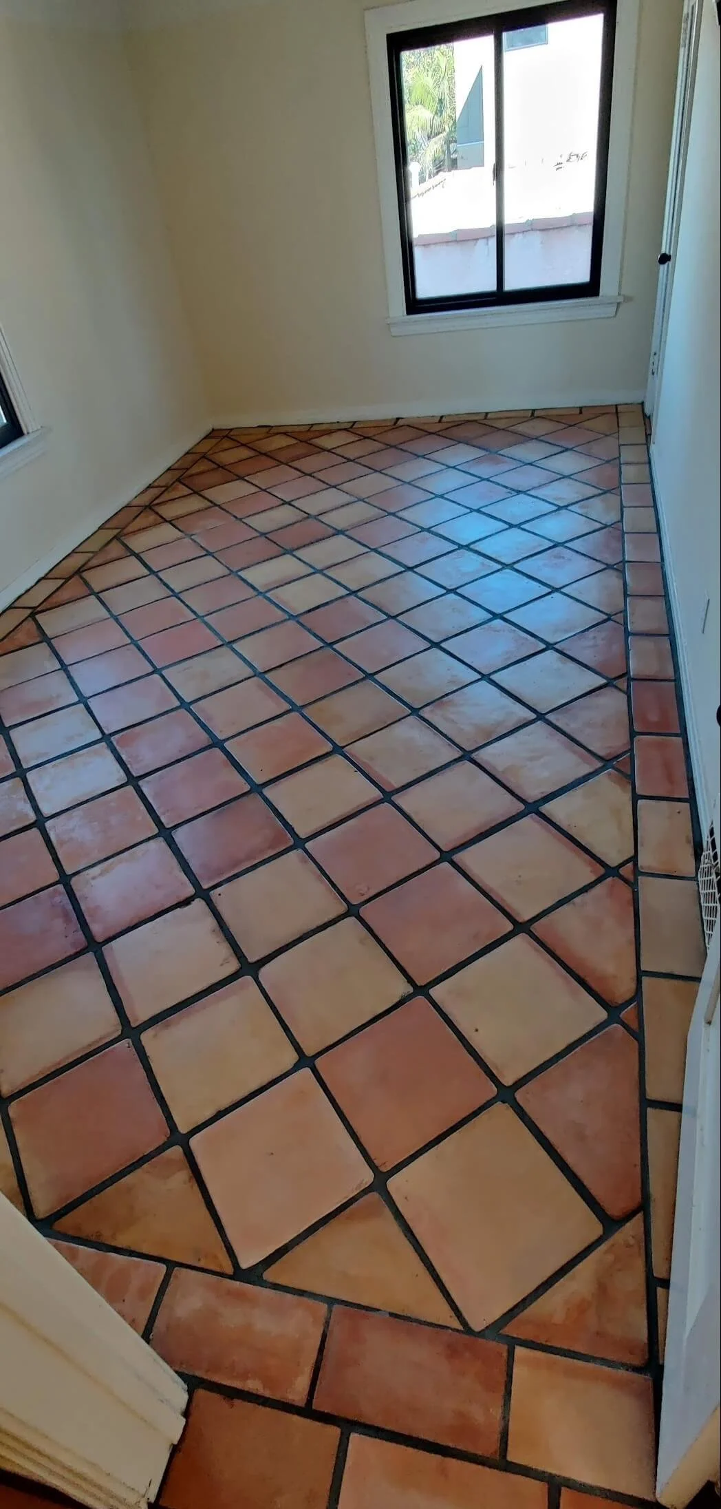 imported mexican saltillo tile restoring spanish style home
