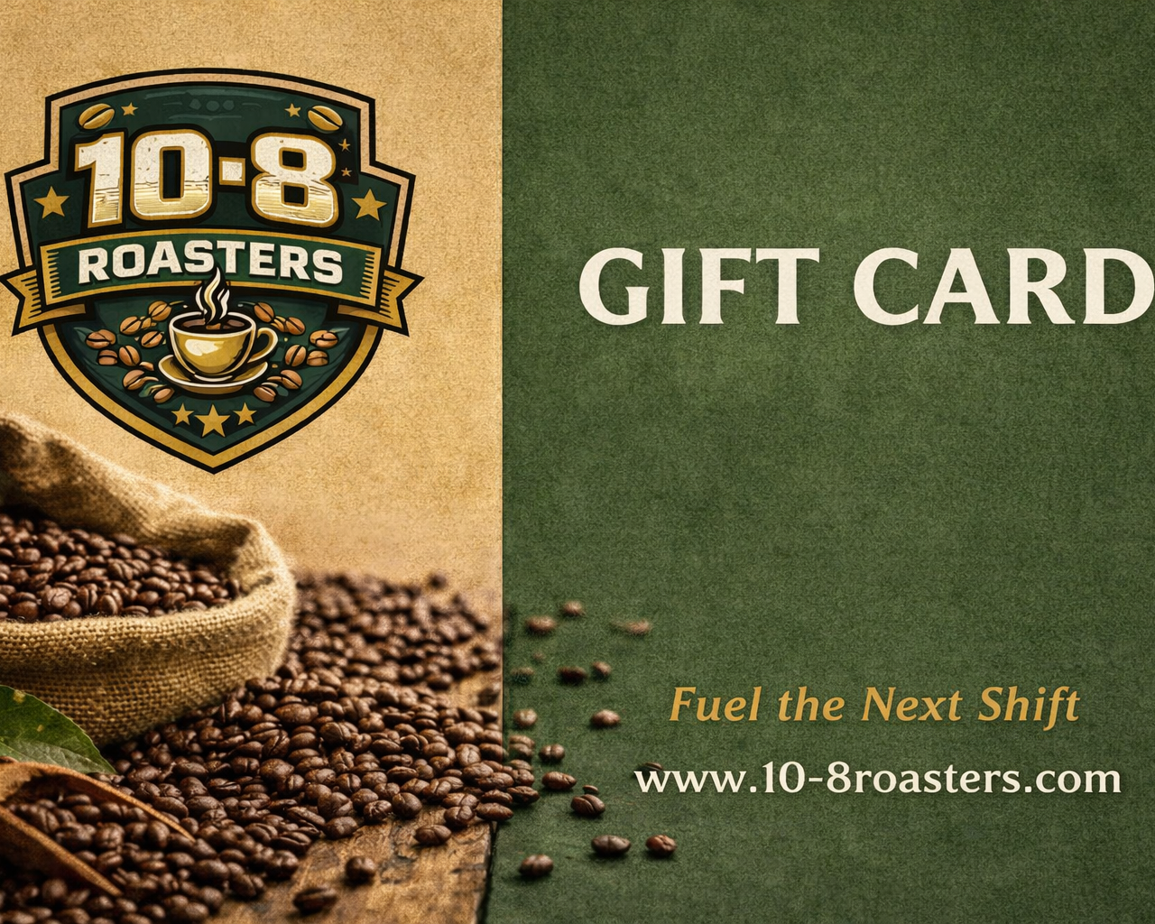 10-8 Roasters Gift Card