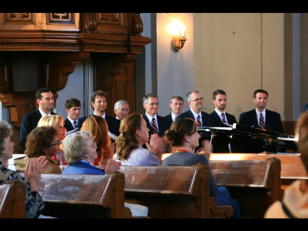Mastersingers performing in church