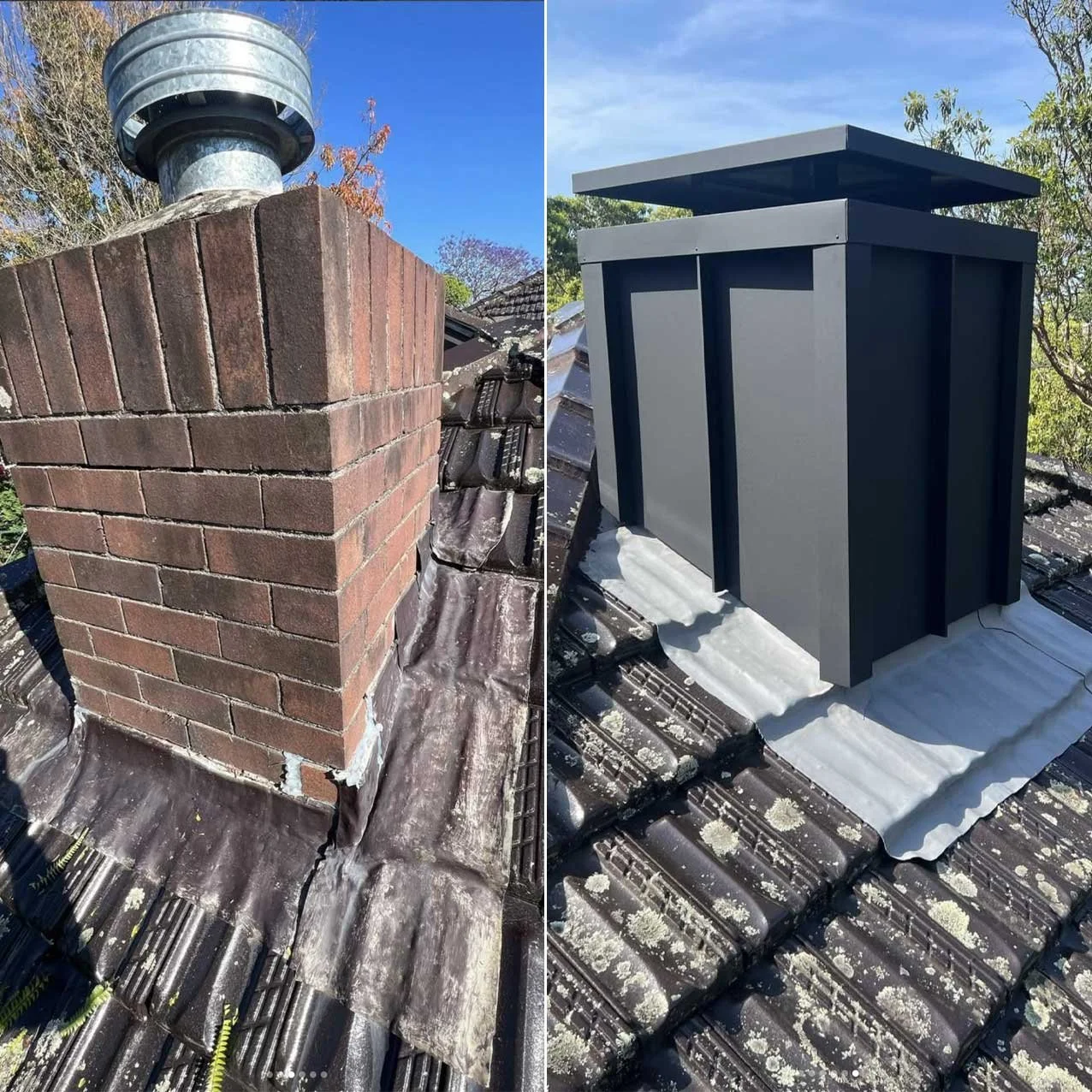 Chimney Restoration, redesign and fabrication.