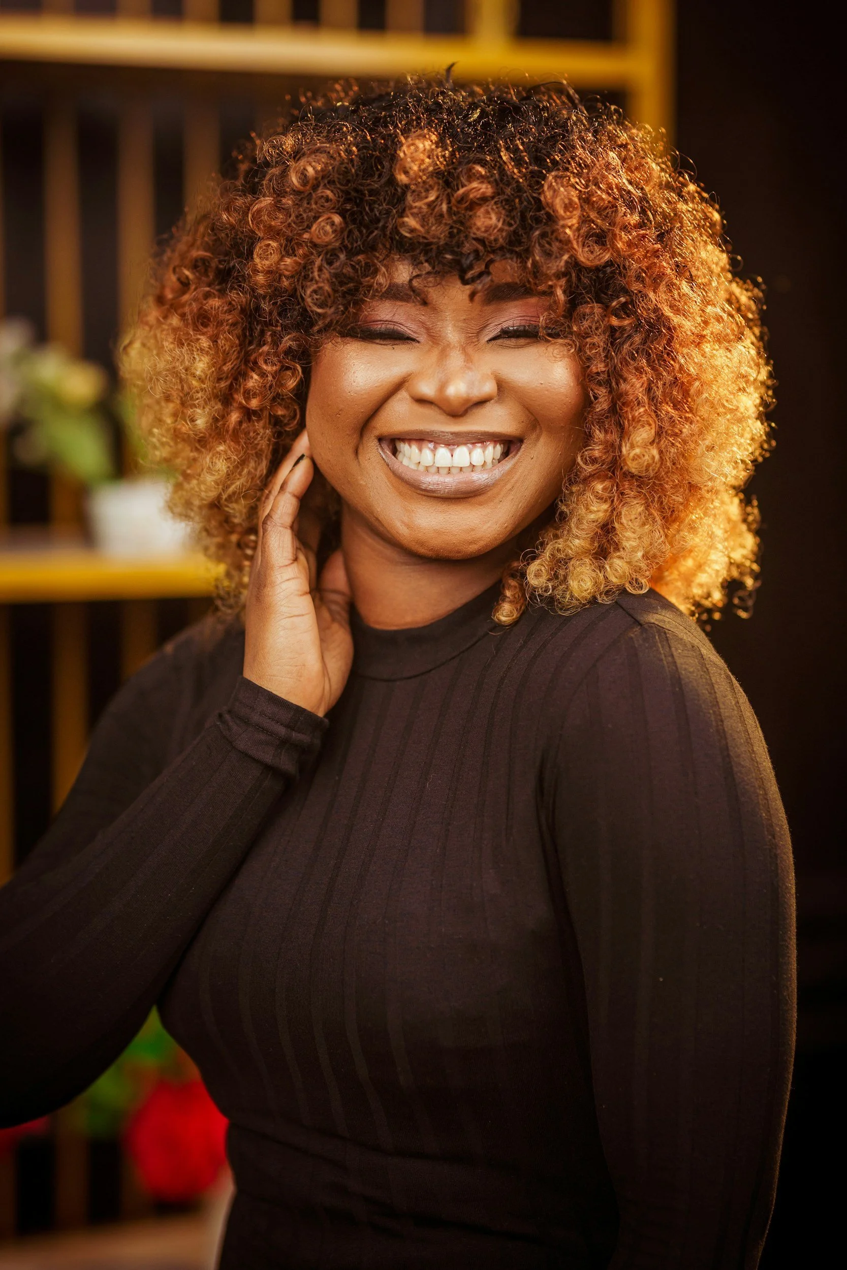 Black Woman smiling