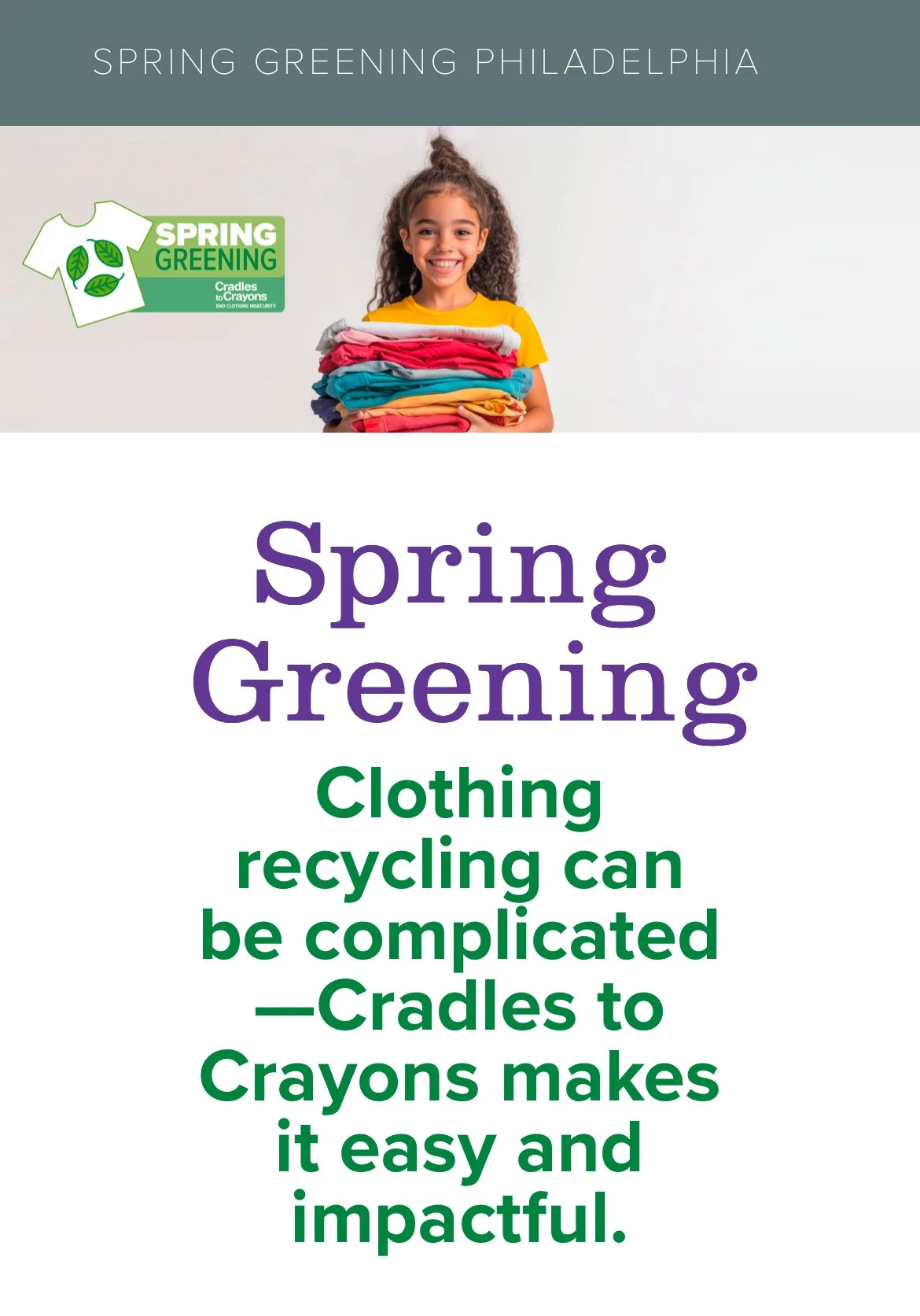 Give & Gather: Cradles to Crayons Volunteer Day