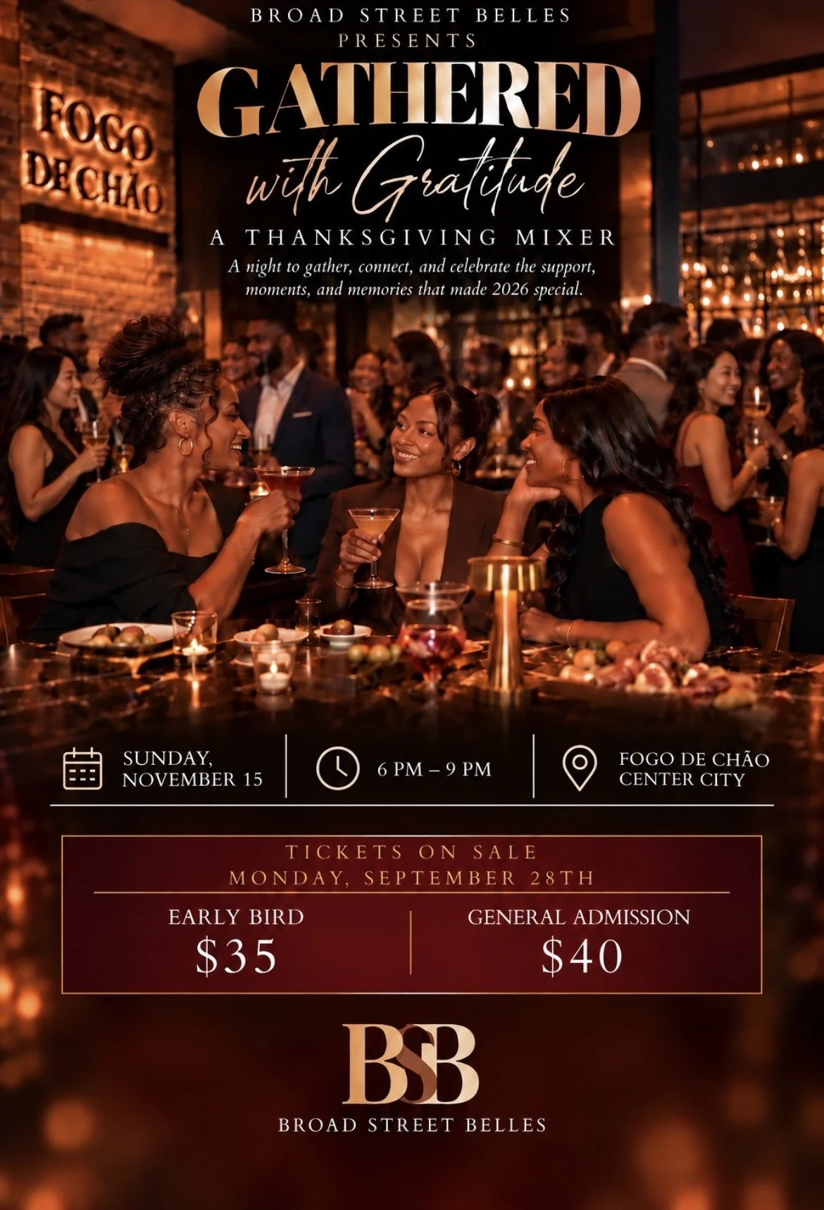 Gathered with Gratitude: A Thanksgiving Mixer