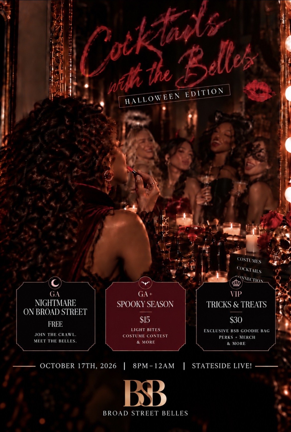 Cocktails with the Belles: Halloween Edition SPOOKY SEASON
