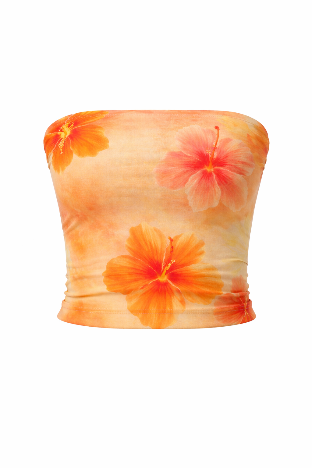 Sunset Bloom Tube Top