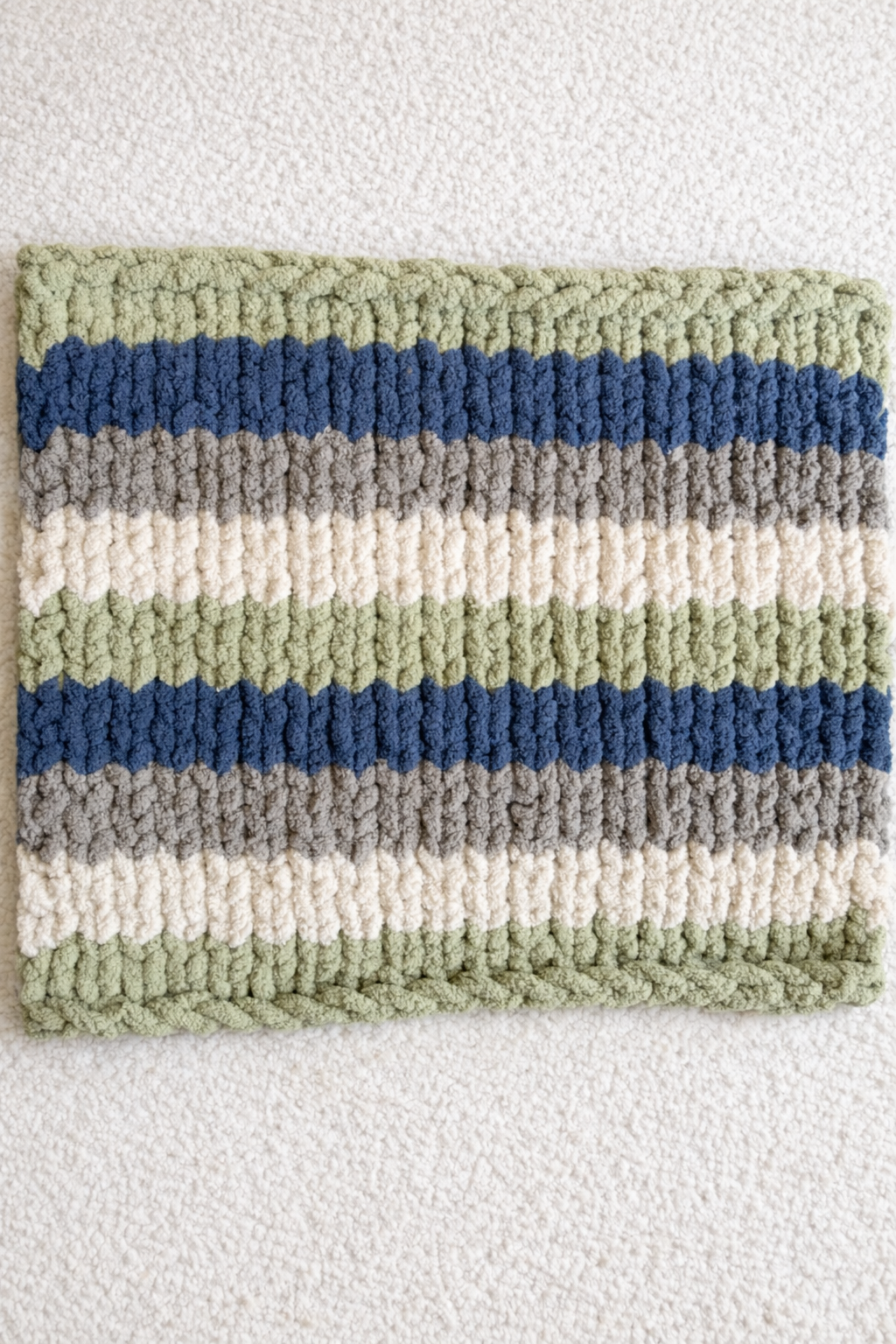 Baby Chunky Knit Blanket