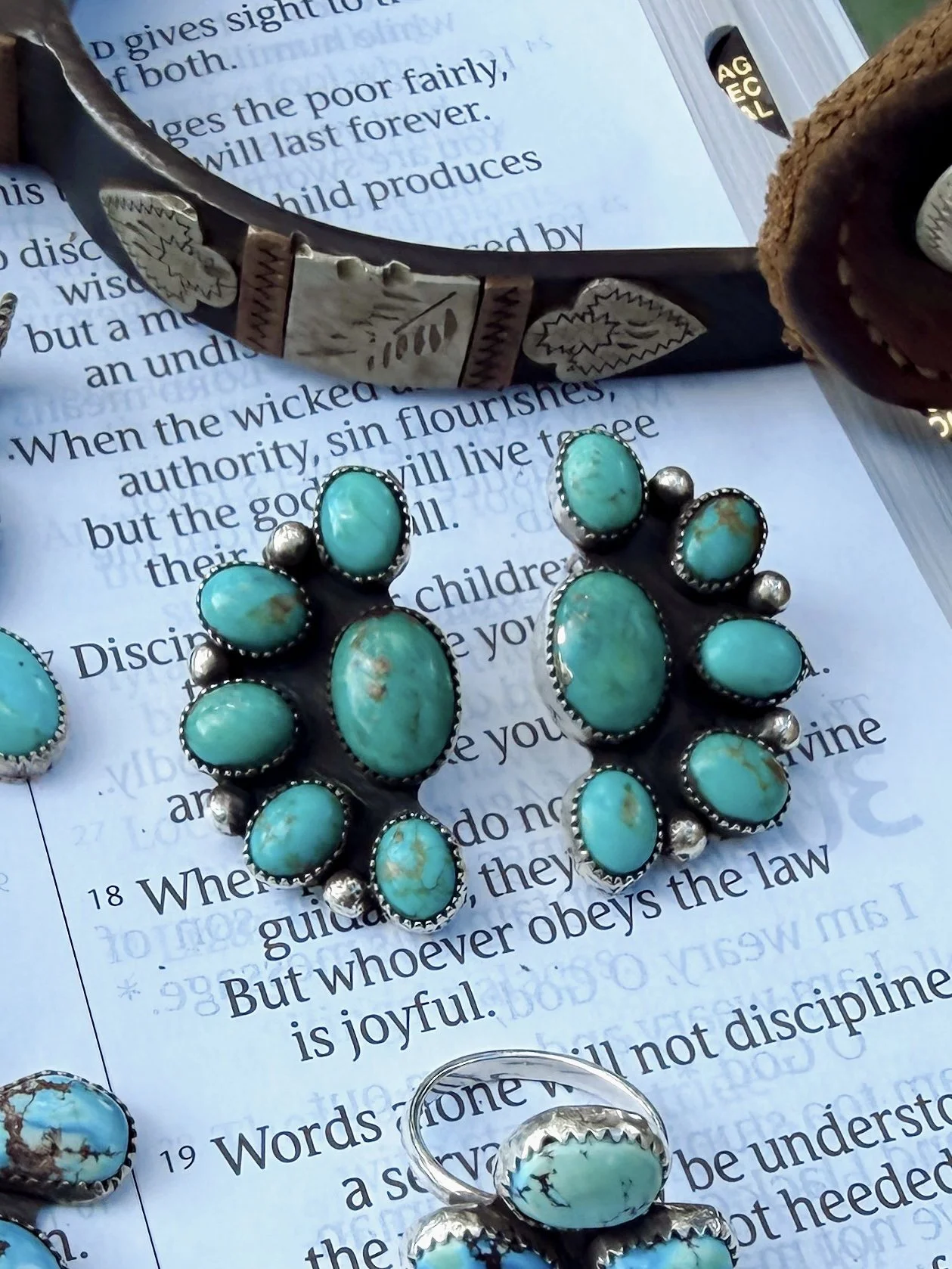 Kingman Cluster earrings