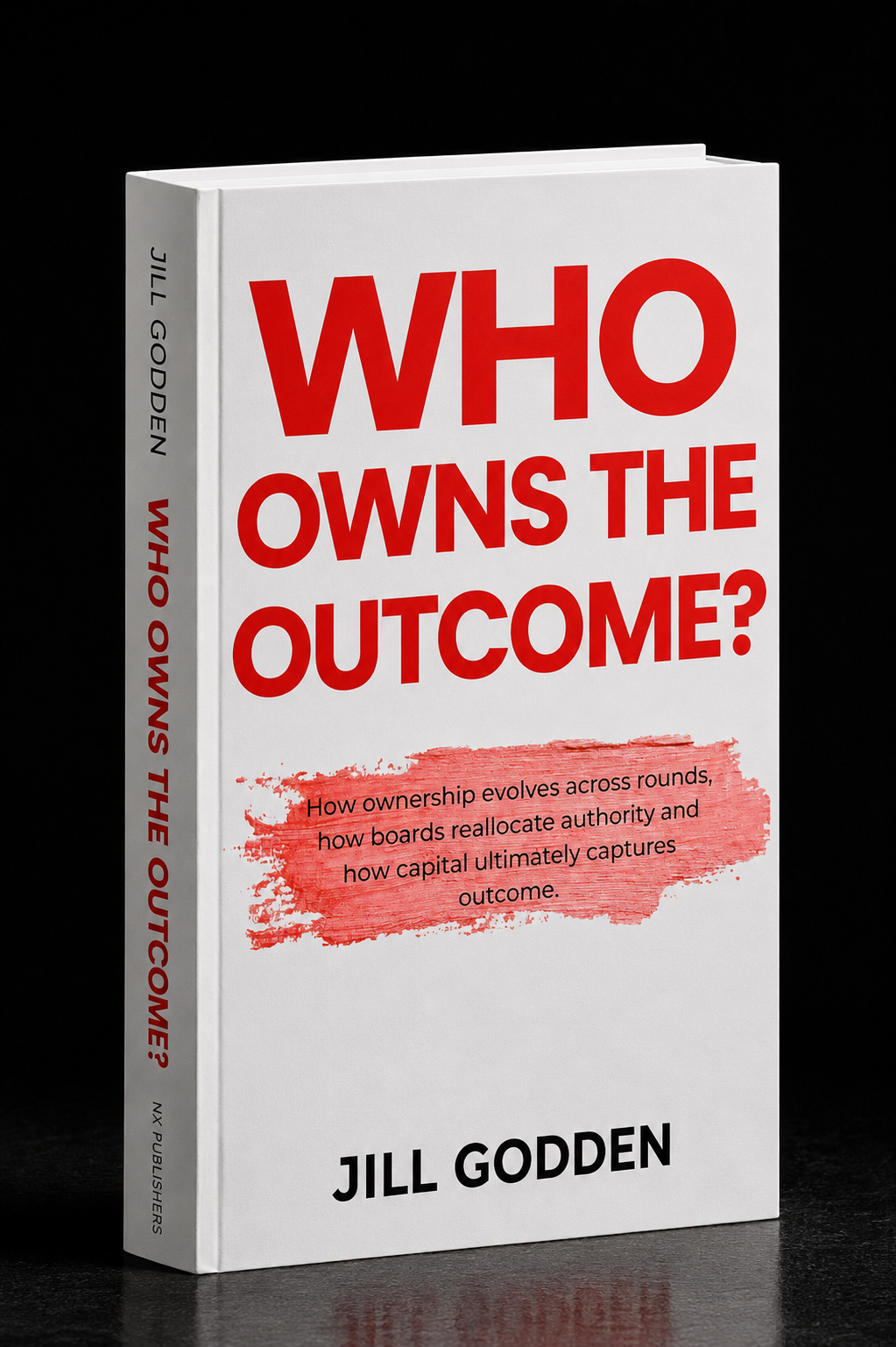 Who Owns The Outcome? book cover by Jill Godden
