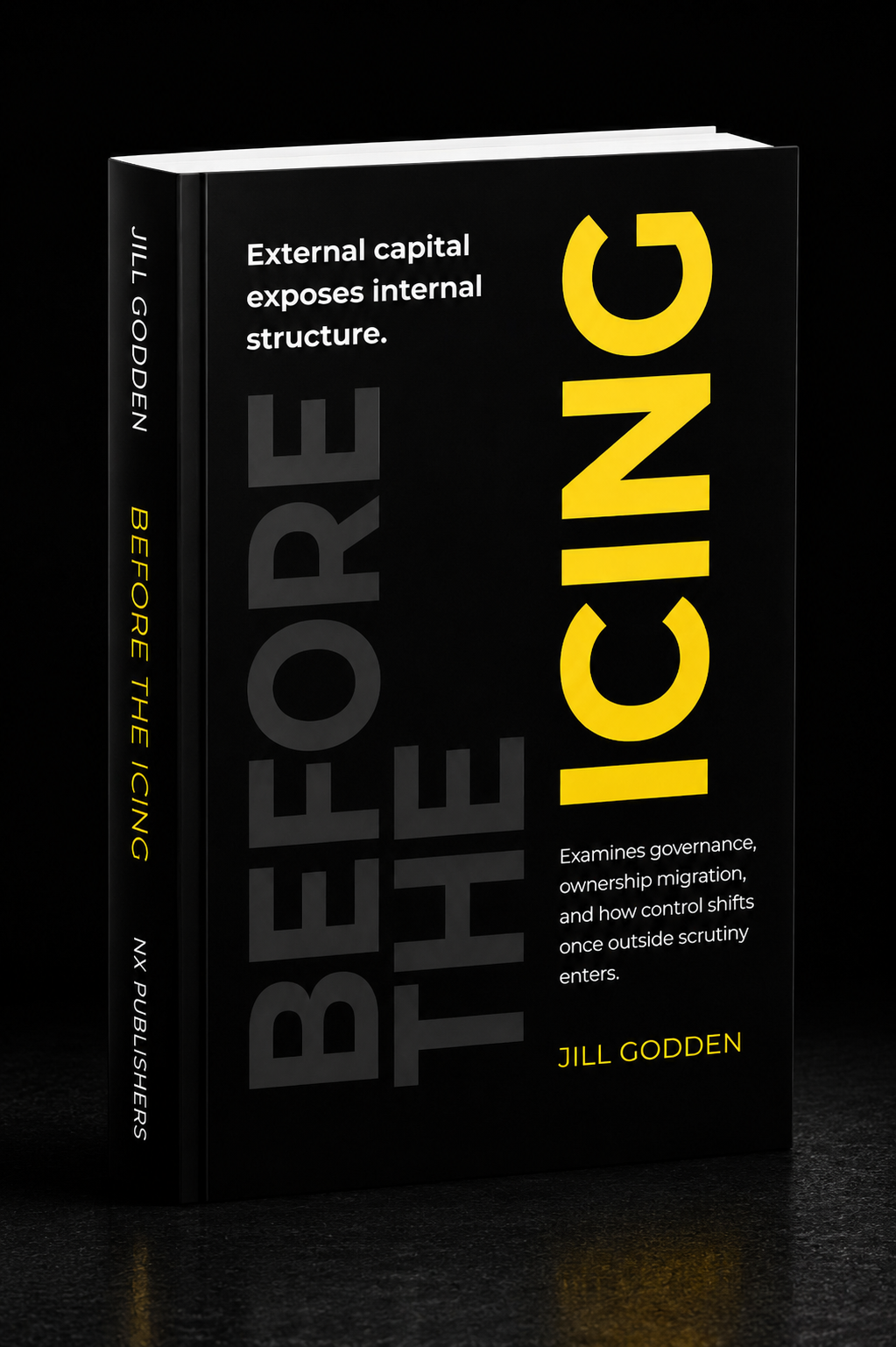 Before The Icing book cover by Jill Godden