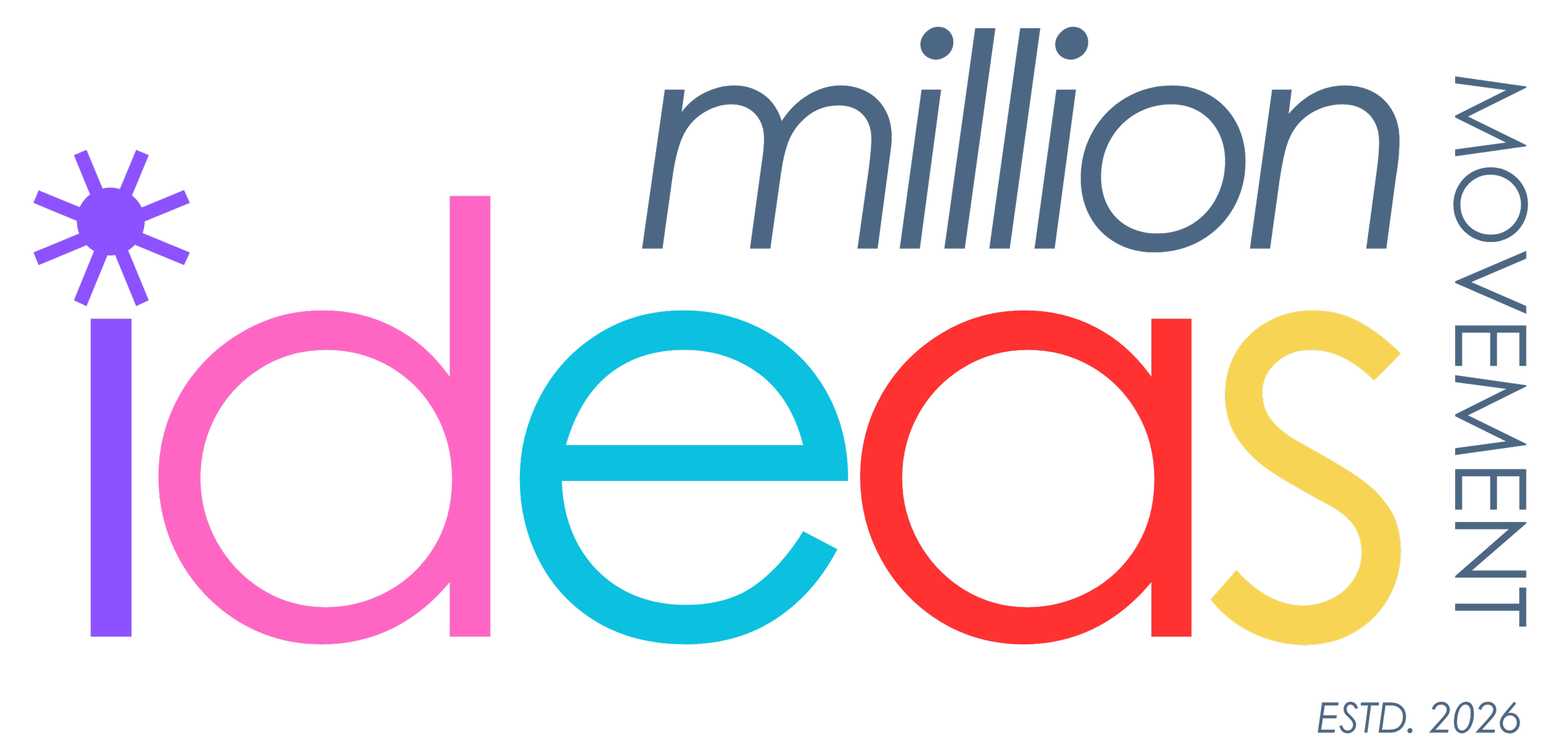 Logo for Million Ideas Movement.com