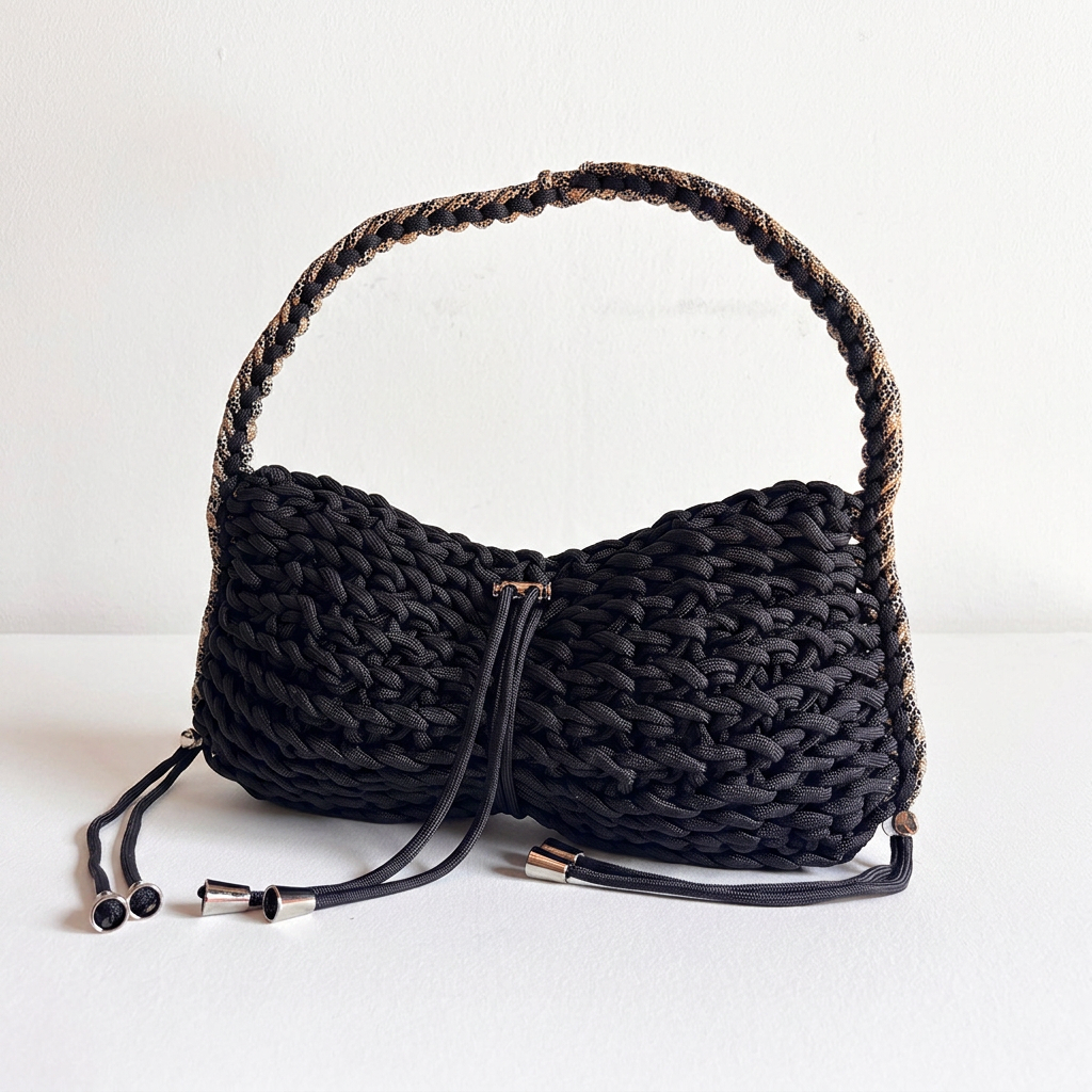Niva Bag (Dark Grey & Snakeskin)