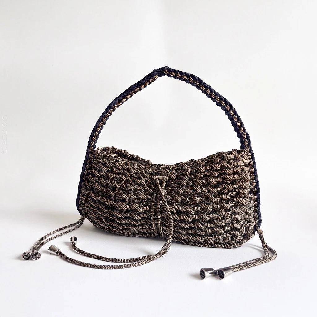 Niva Bag (Gold/Black & Navy)