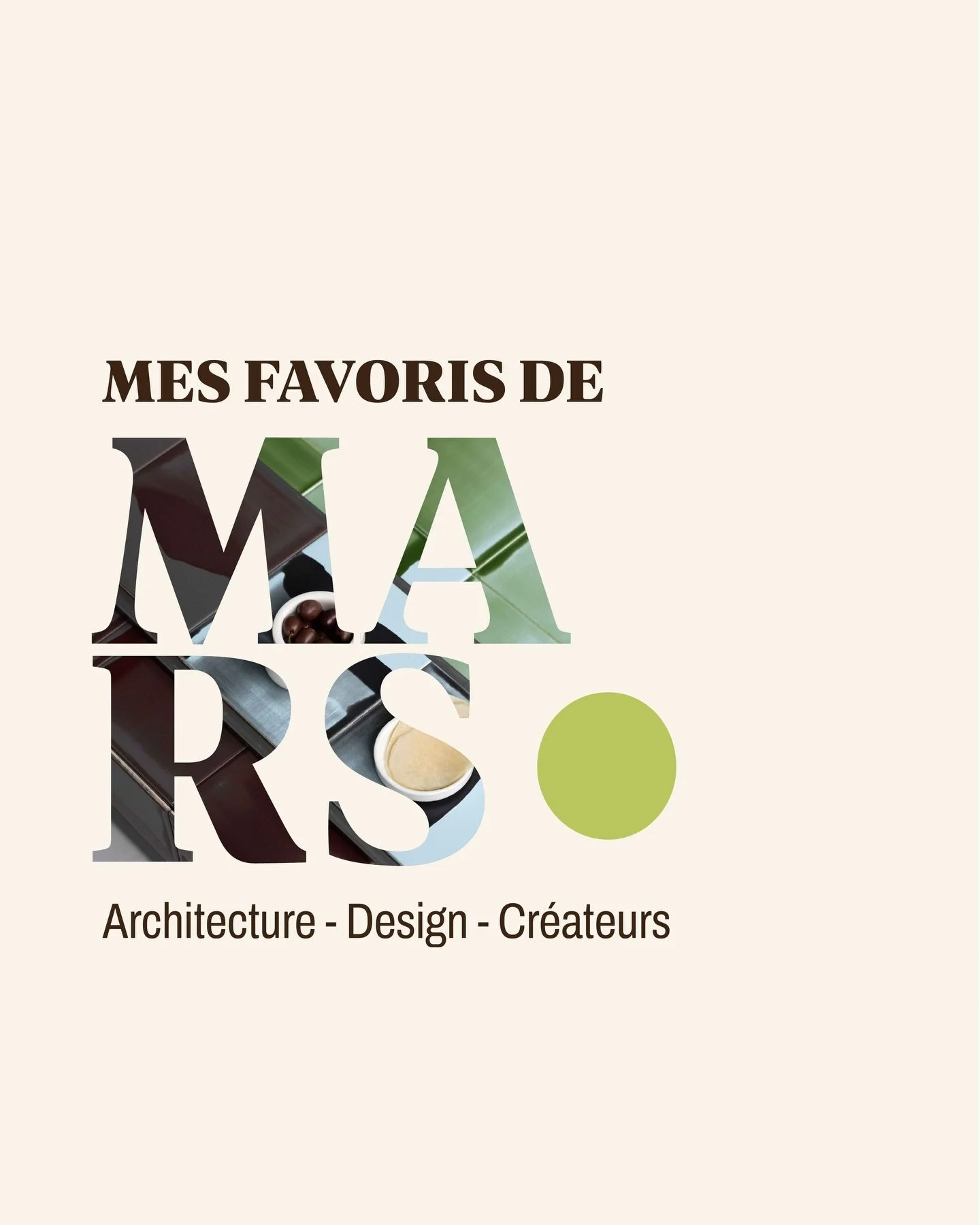 ✨ Mes 5 favoris du mois de mars ✨

Ce mois-ci, j&rsquo;ai eu envie de mettre en lumi&egrave;re des cr&eacute;ateurs et projets qui jouent avec les formes, la couleur et la mati&egrave;re.
 Entre artisanat, innovation et univers singuliers, ces cinq d
