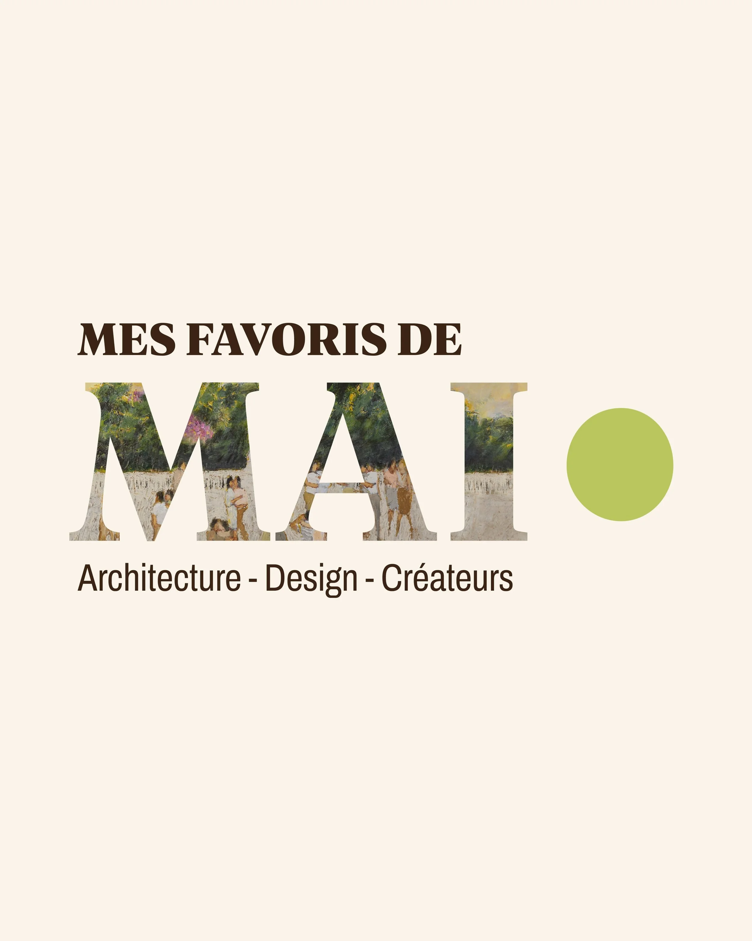 ✨ Mes 5 favoris du mois de mai ✨

Le mois dernier, j&rsquo;ai &eacute;t&eacute; particuli&egrave;rement inspir&eacute;e par des projets qui r&eacute;inventent les d&eacute;tails du quotidien. Des interrupteurs aux plans de travail, en passant par le 