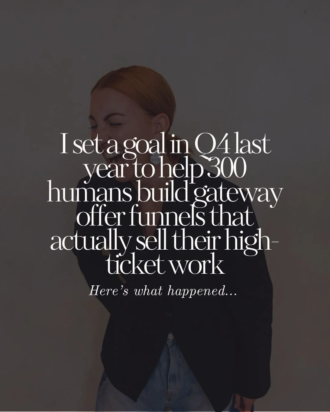 There&rsquo;s a moment where you realise&hellip;you don&rsquo;t actually need to work harder for your business to work.

You just need to build something that keeps working when you stop.

The women I work with aren&rsquo;t struggling with effort - t